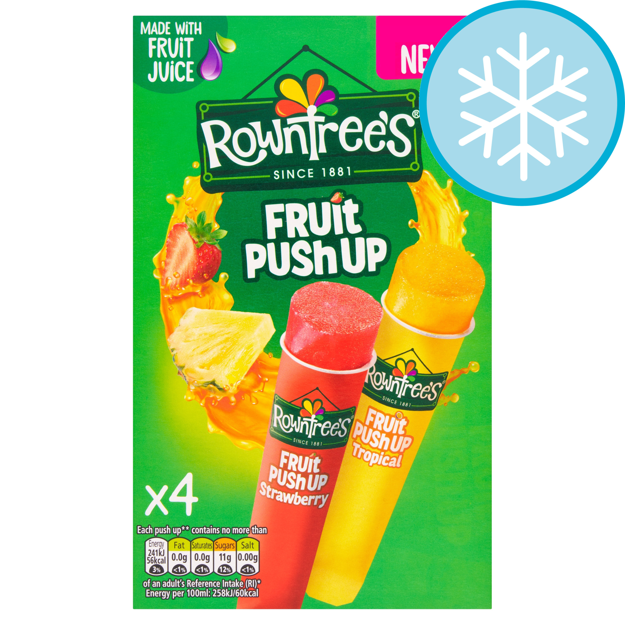 Rowntrees Push Ups Strawberry & Tropical Lollies