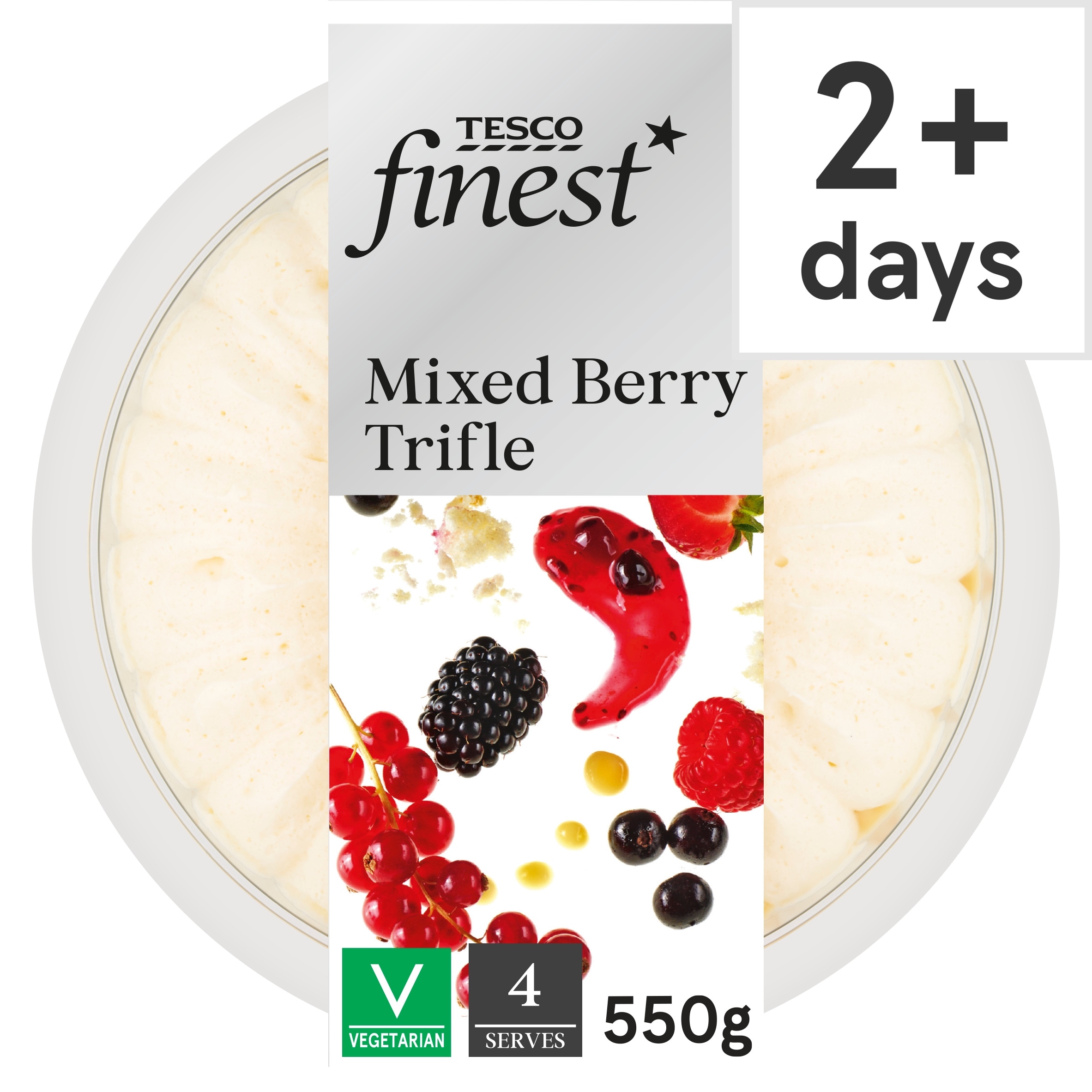 Tesco Finest Mixed Berry Trifle 550g