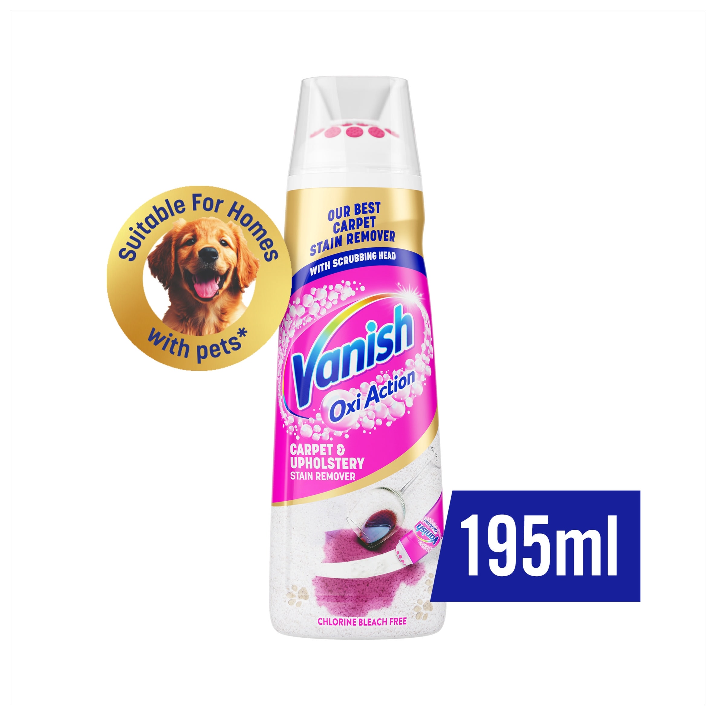Vanish Oxi Action Carpet Stain Remover 195ml