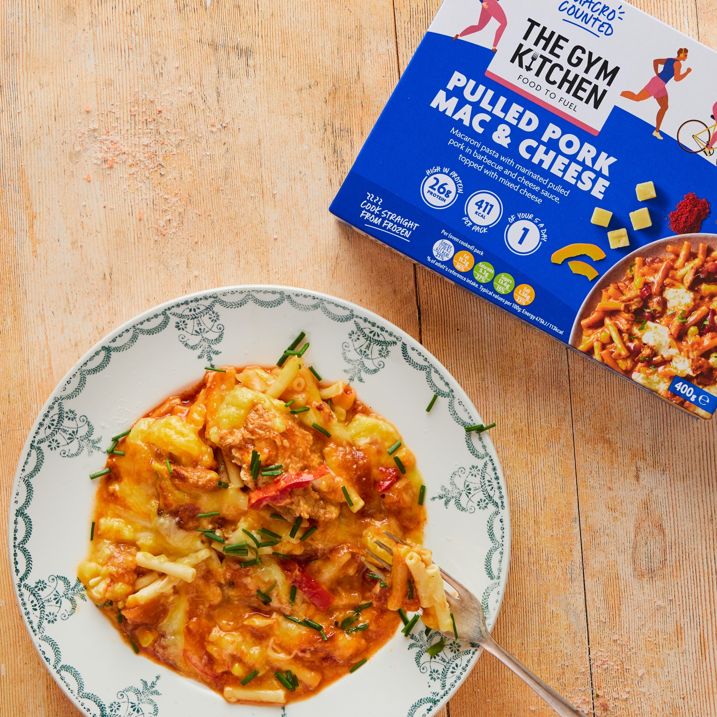 The Gym Kitchen Pulled Pork Mac & Cheese 400g thumbnail 2