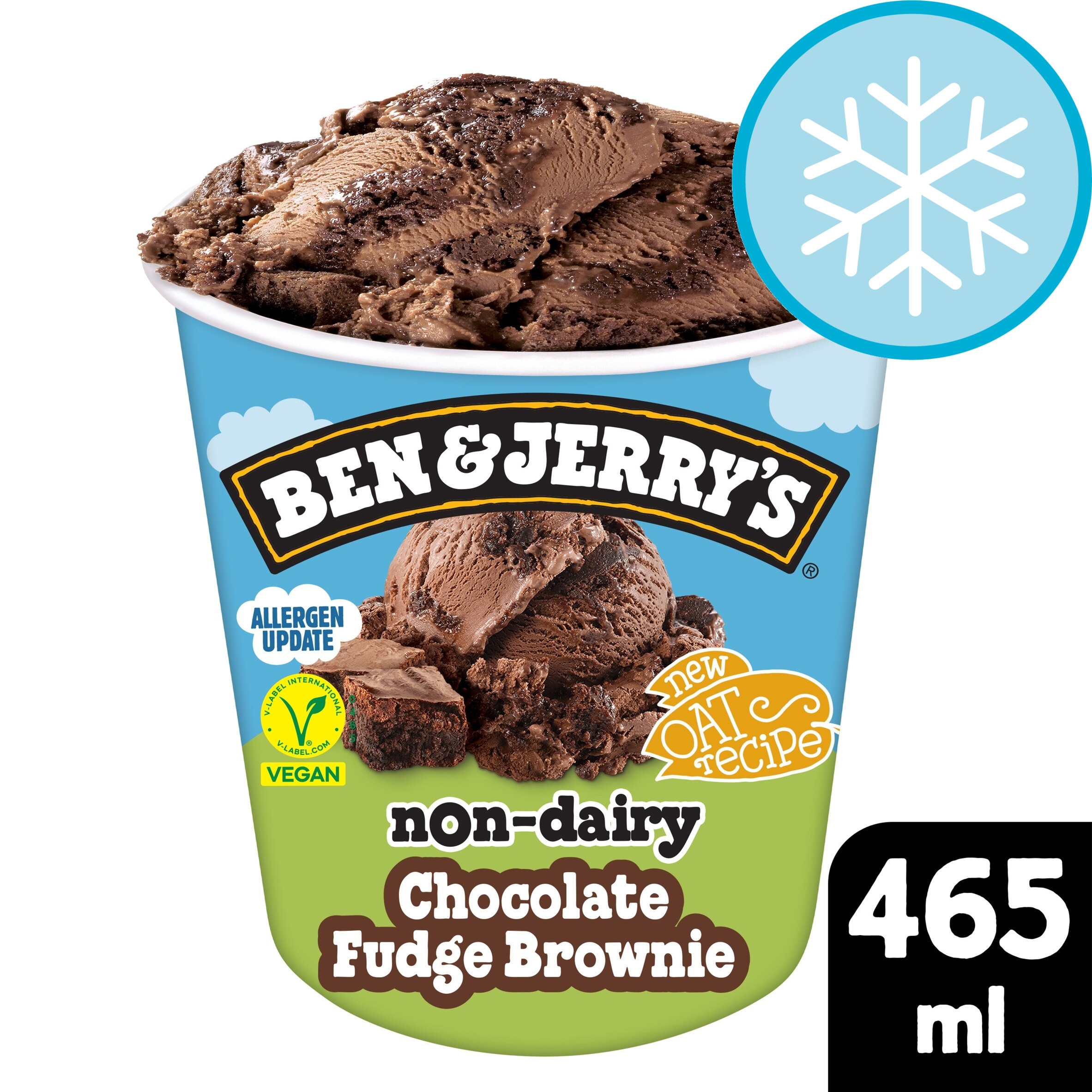 Ben & Jerry's Dairy Free Vegan Chocolate Fudge Brownie Ice Cream