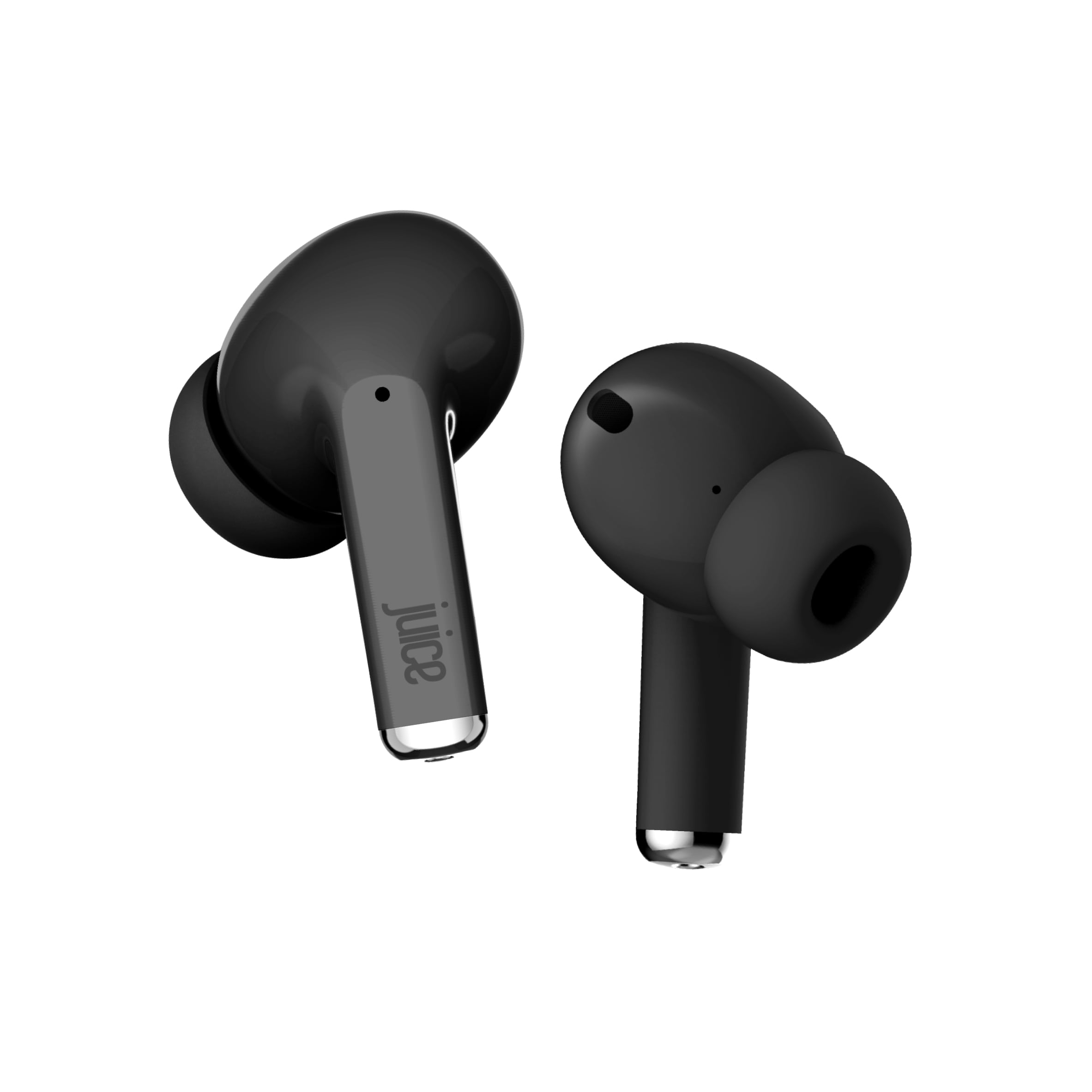 Juice Airphones Go True Wireless Bluetooth In Ear Headphones Black thumbnail 3