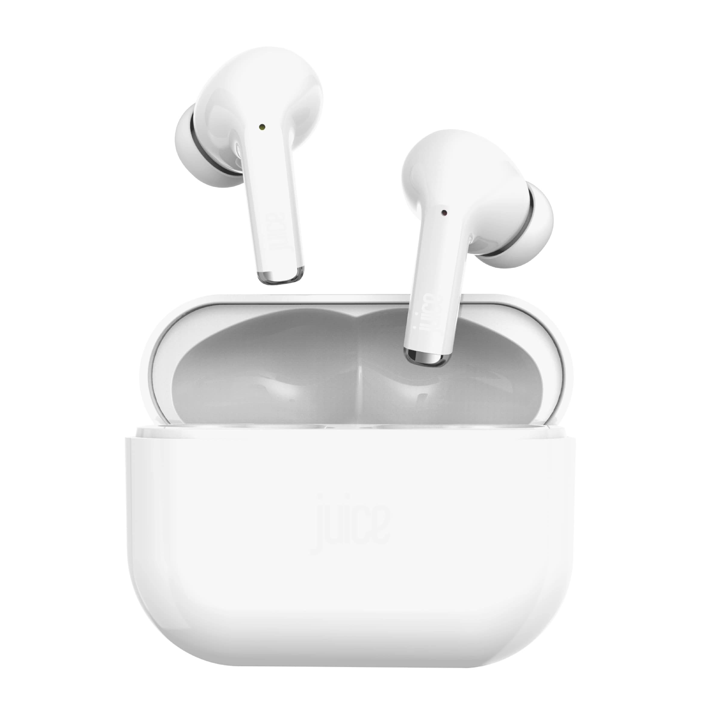 Juice Airphones Go True Wireless Bluetooth In Ear Headphones White thumbnail 2