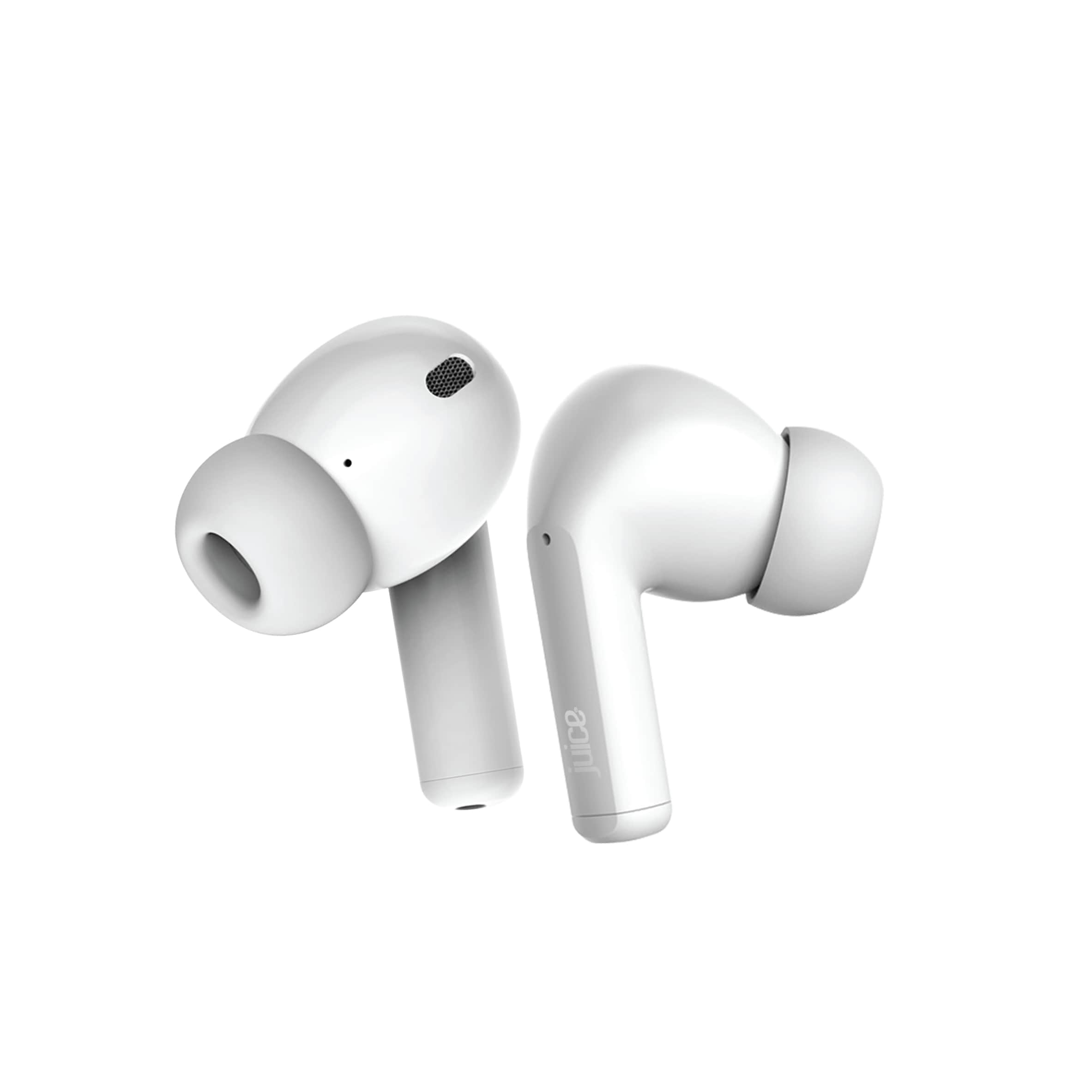 Juice Airphones Go True Wireless Bluetooth In Ear Headphones White thumbnail 3