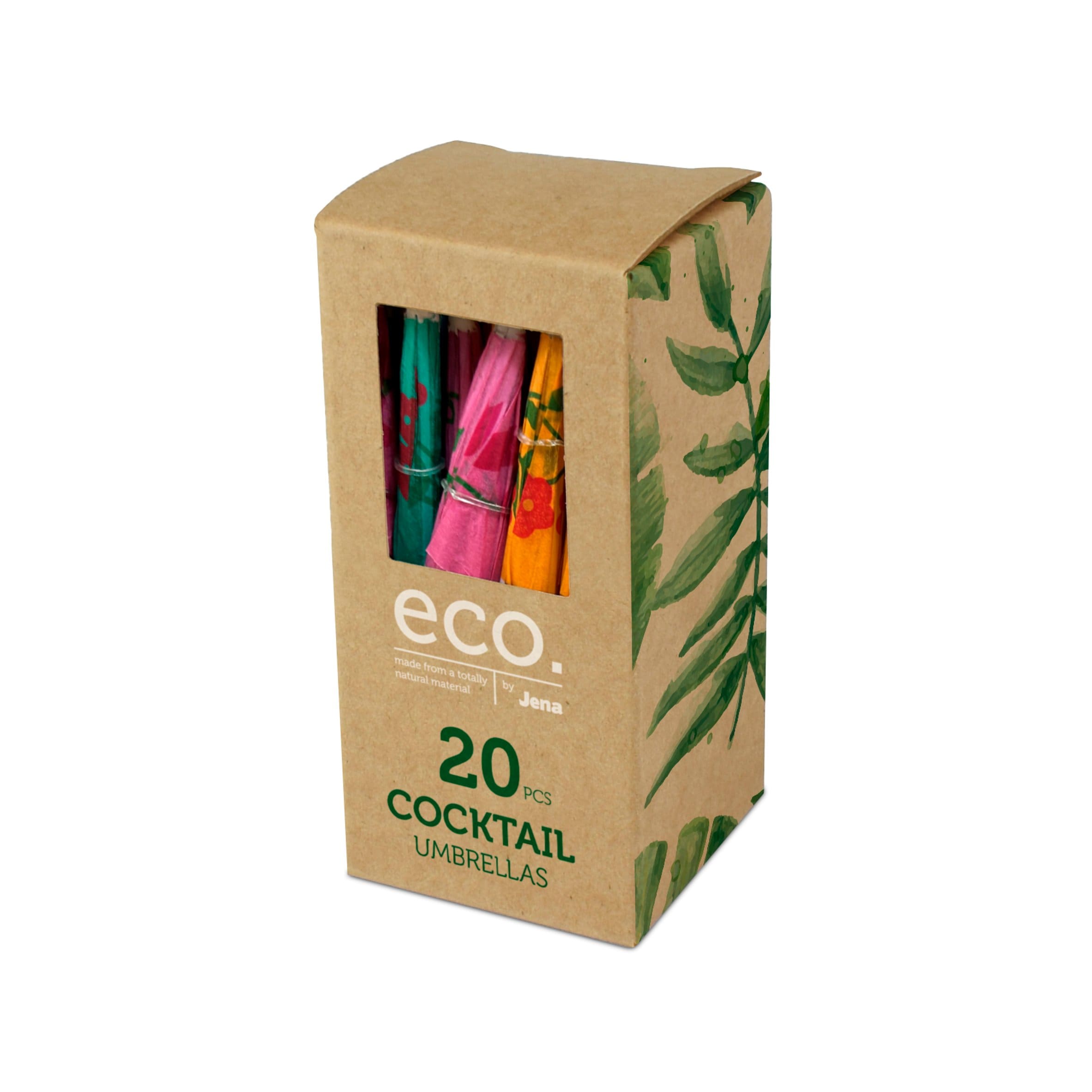 JENA ECO COCKTAIL UMBRELLAS 20pk