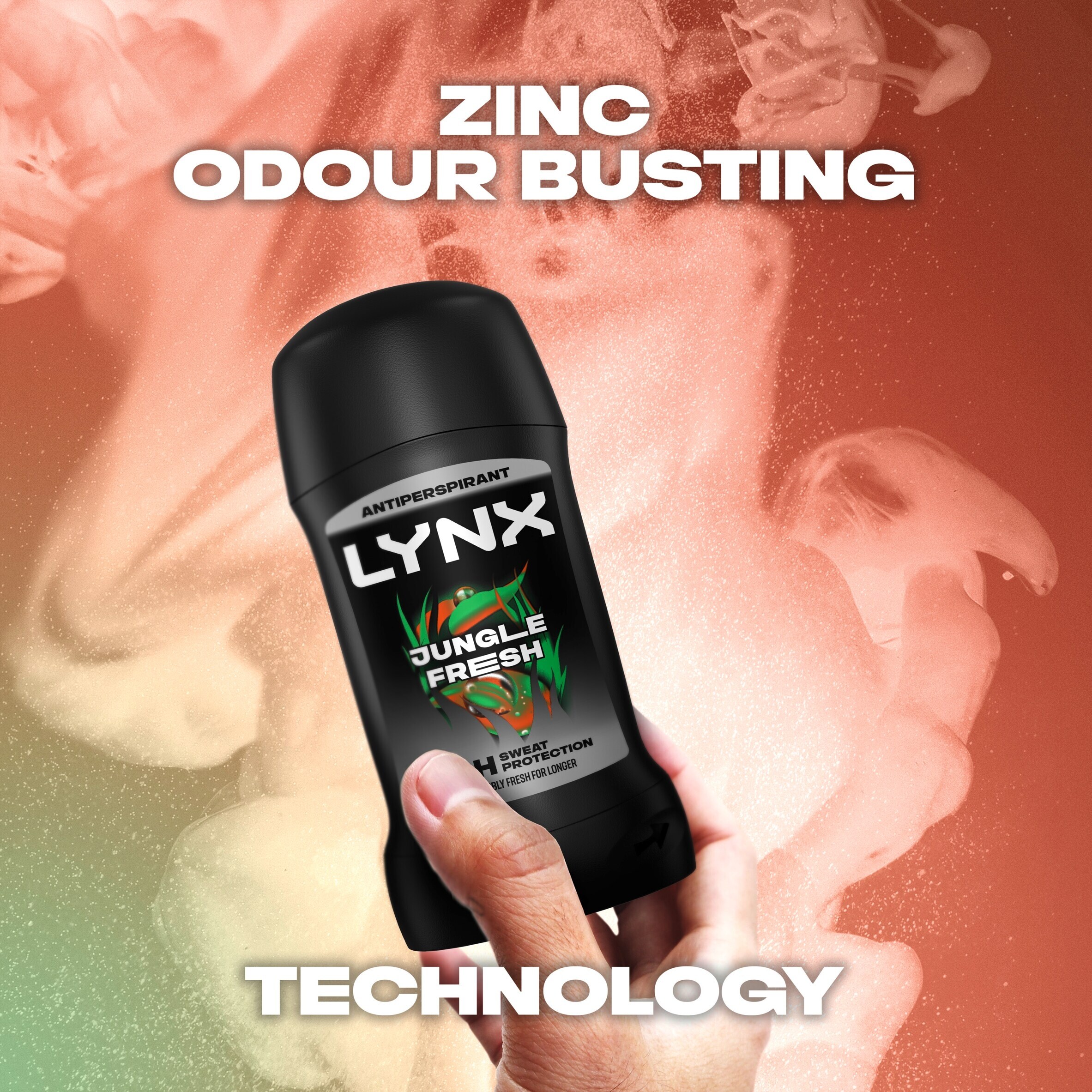 Lynx Men Antiperspirant Deodorant Stick Jungle Fresh 50ml thumbnail 3