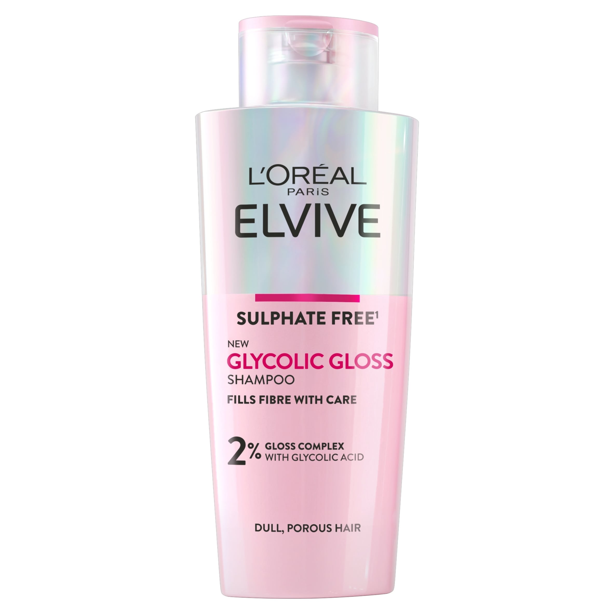 L'Oreal Elvive Glycolic Gloss Sulphate Free Shampoo for Dull Hair 200ml