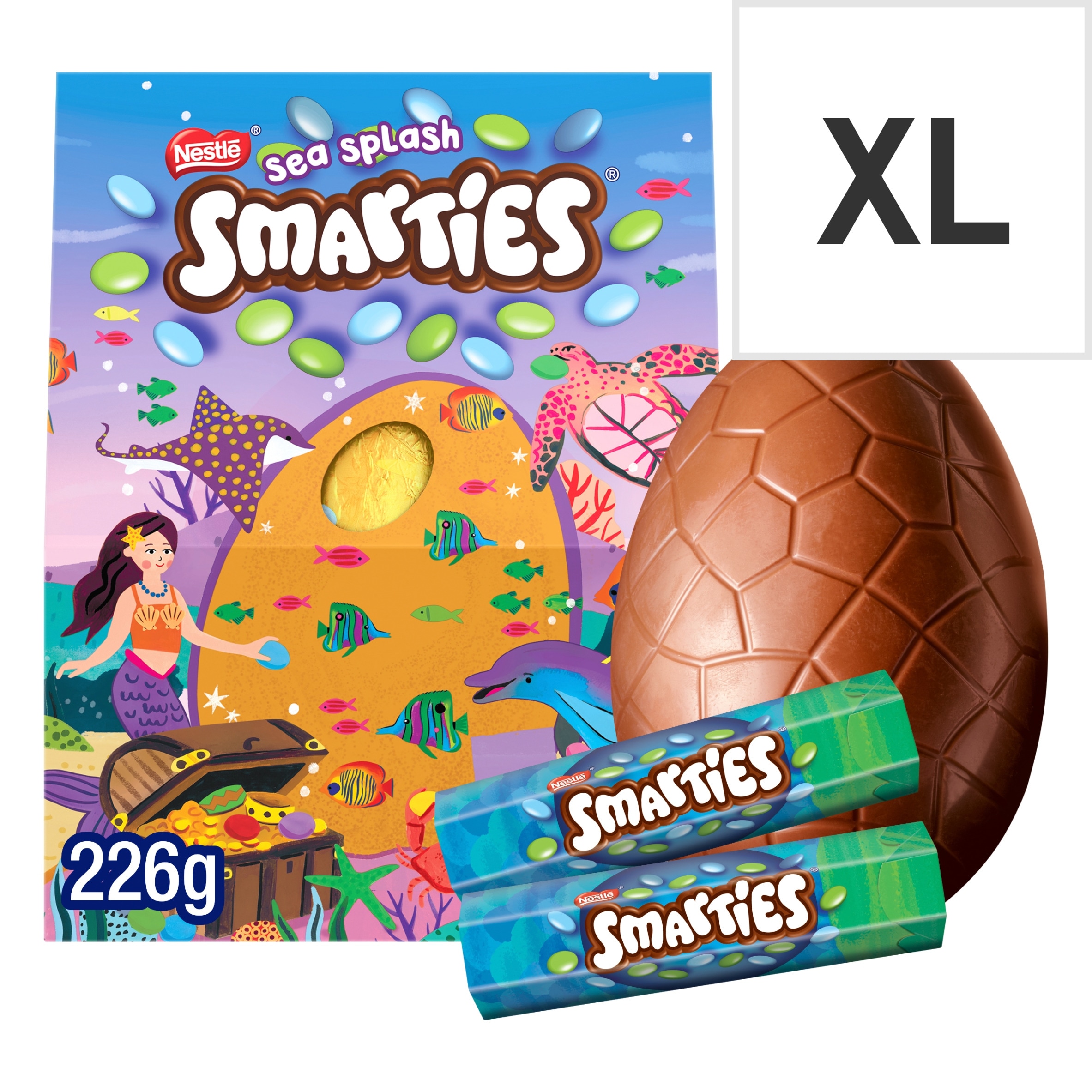 Smarties Sea Splash Chocolate Easter Egg 226G