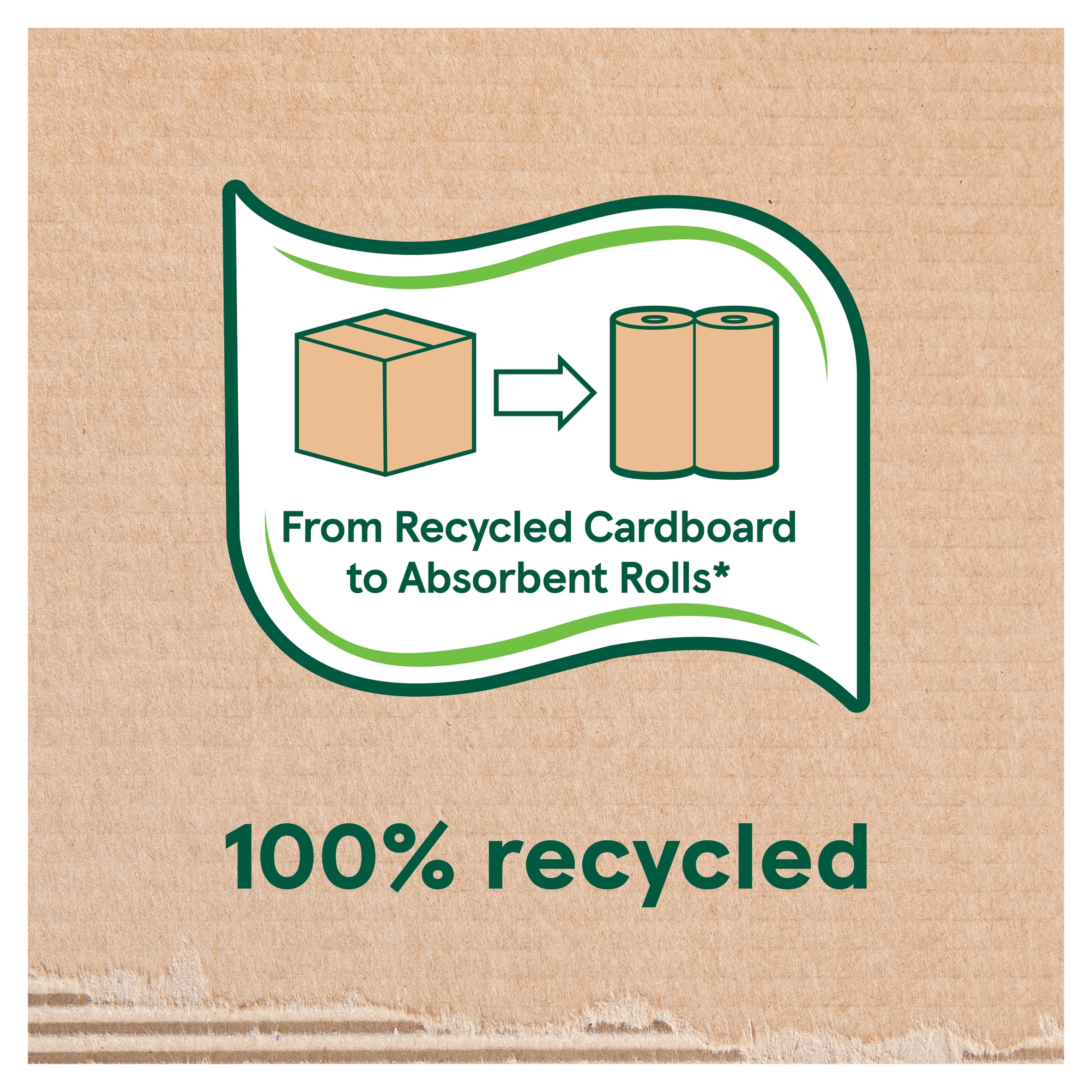 Tesco 100% Recycled Kitchen Towel 2 Roll  thumbnail 2