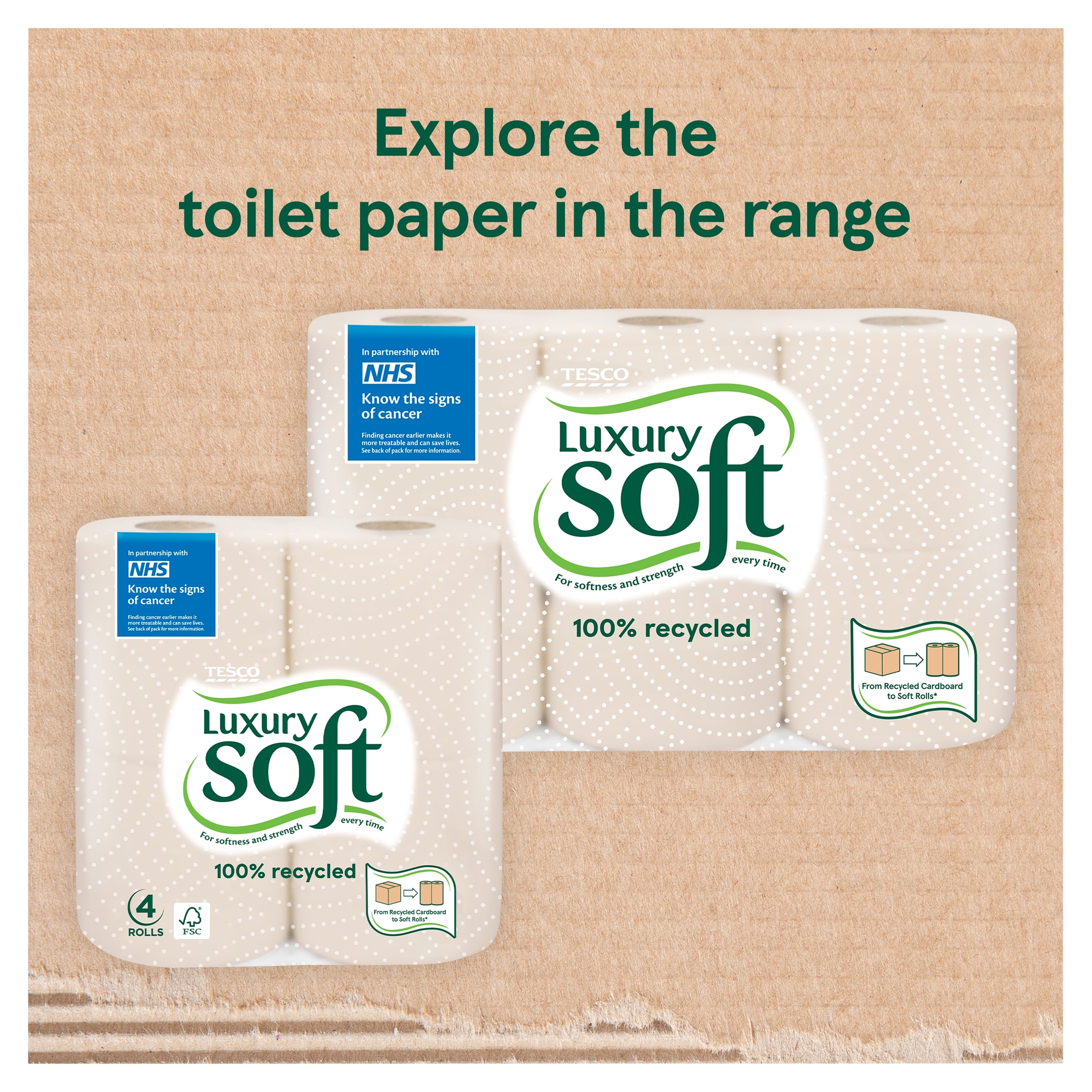 Tesco 100% Recycled Kitchen Towel 2 Roll  thumbnail 4