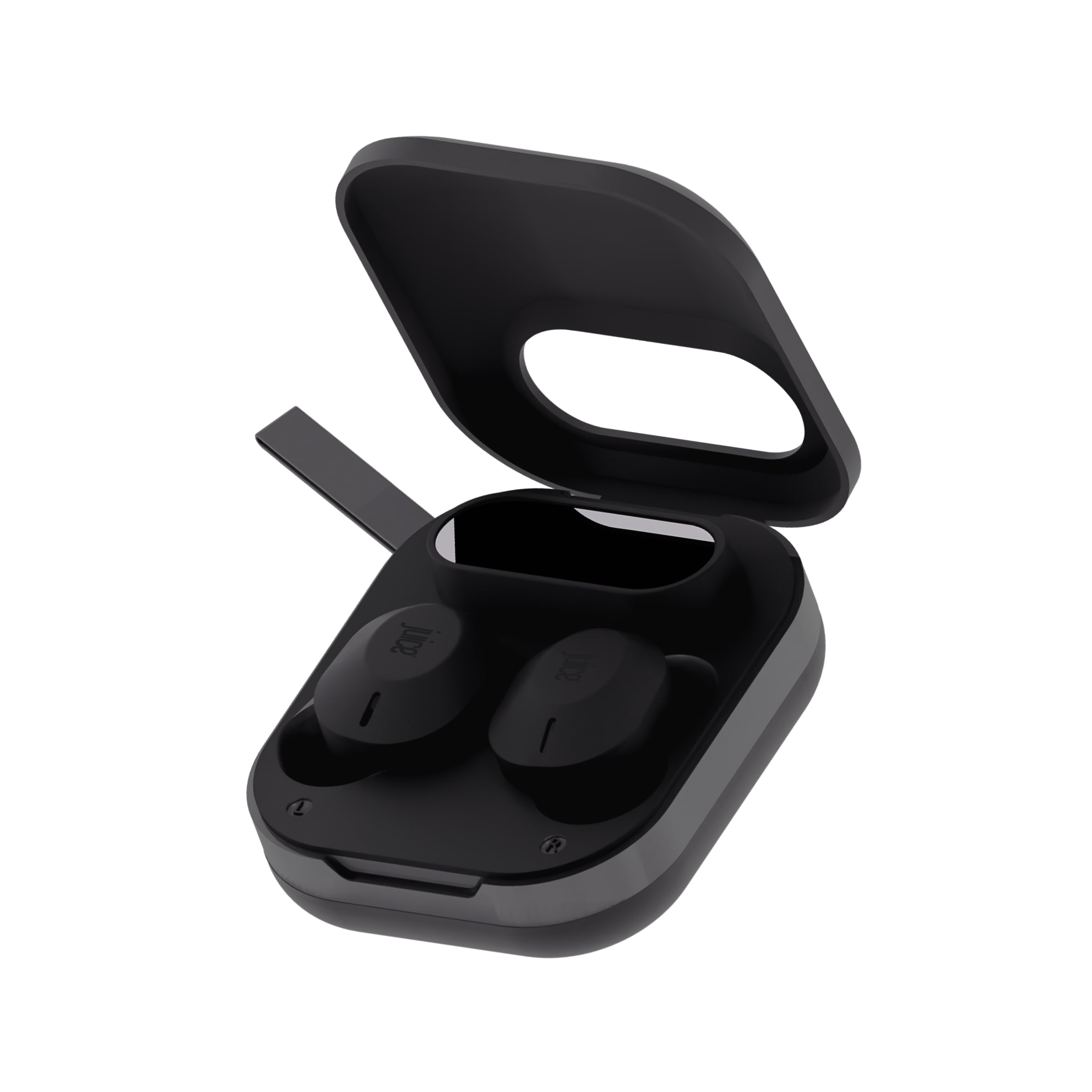 Juice Airphones Ultra Clear True Wireless Bluetooth In Ear Headphones Black thumbnail 4