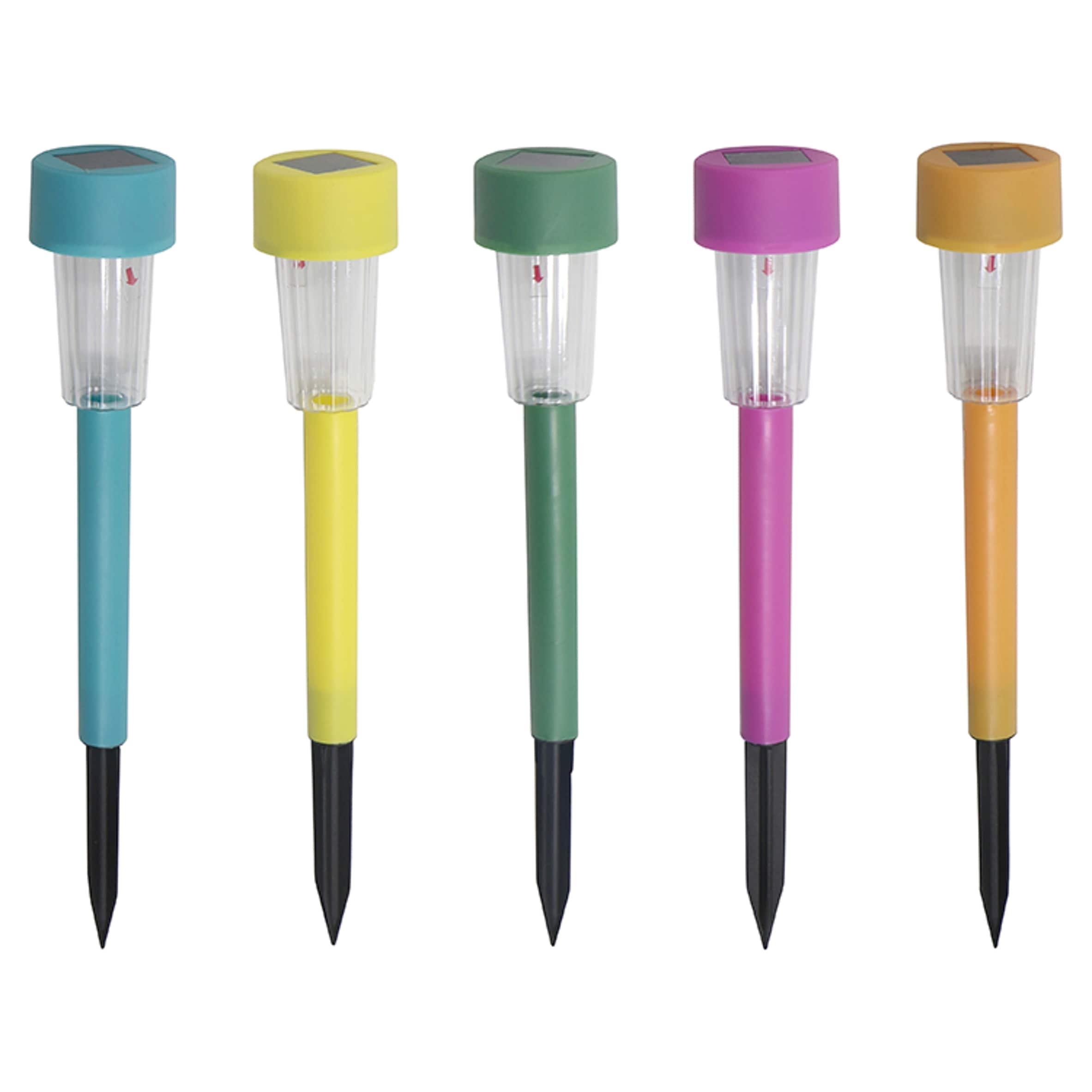 Tesco 5 Colour Solar Stakes Lights