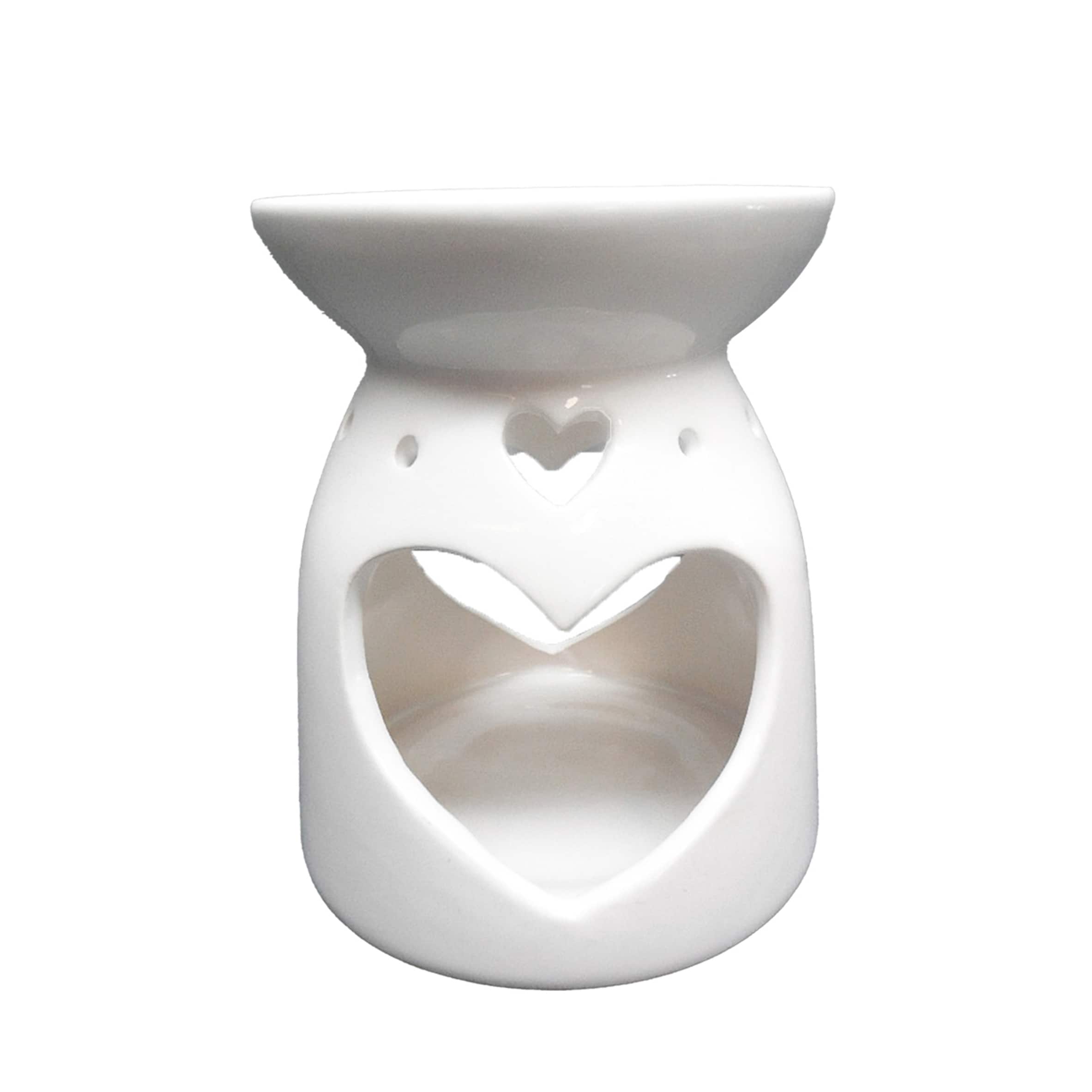 Candlelight White Ceramic Wax Melt Burner