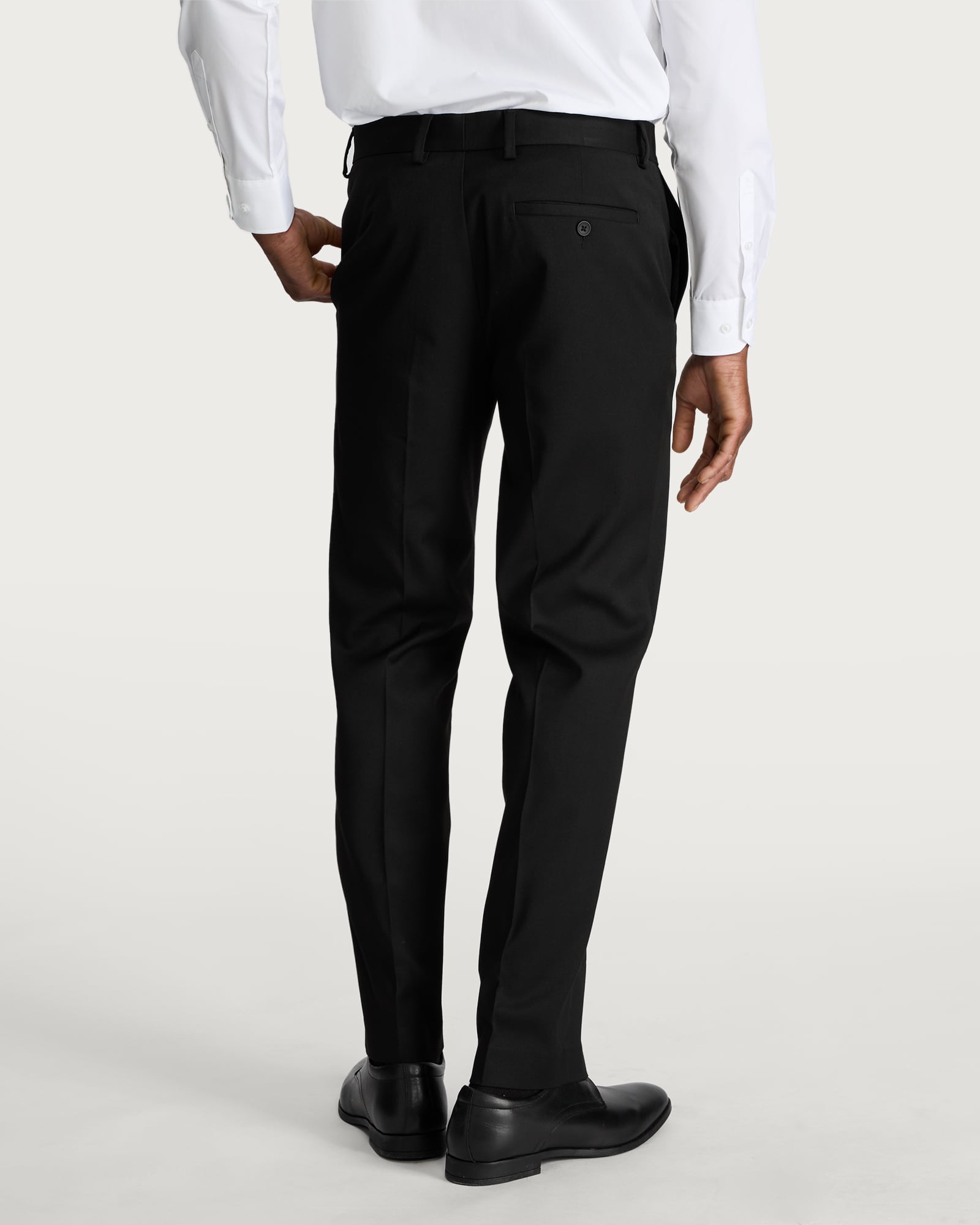 F&F Regular Fit Formal Trousers in Black thumbnail 3
