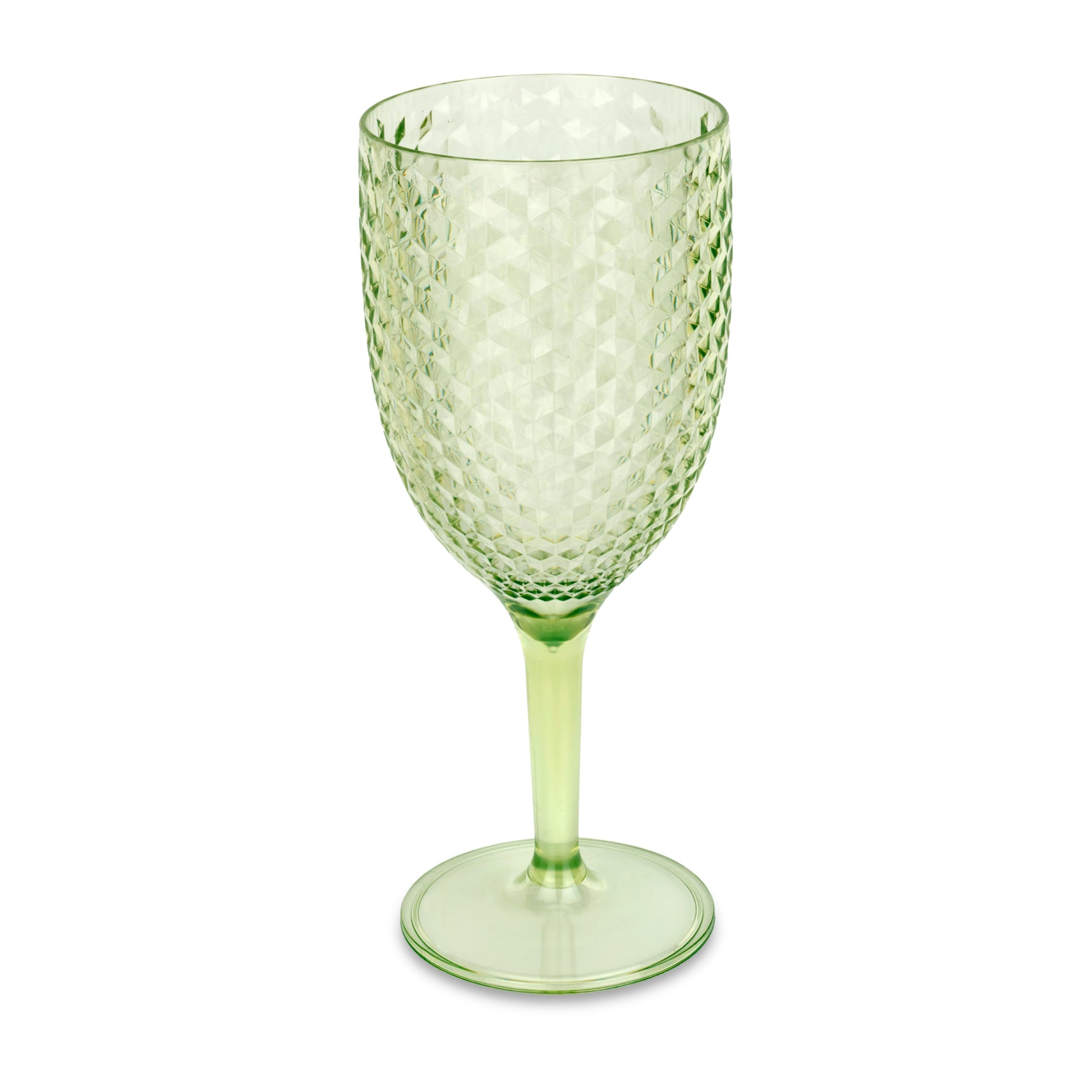 Swantex Reusable Wine Glass Green Tint
