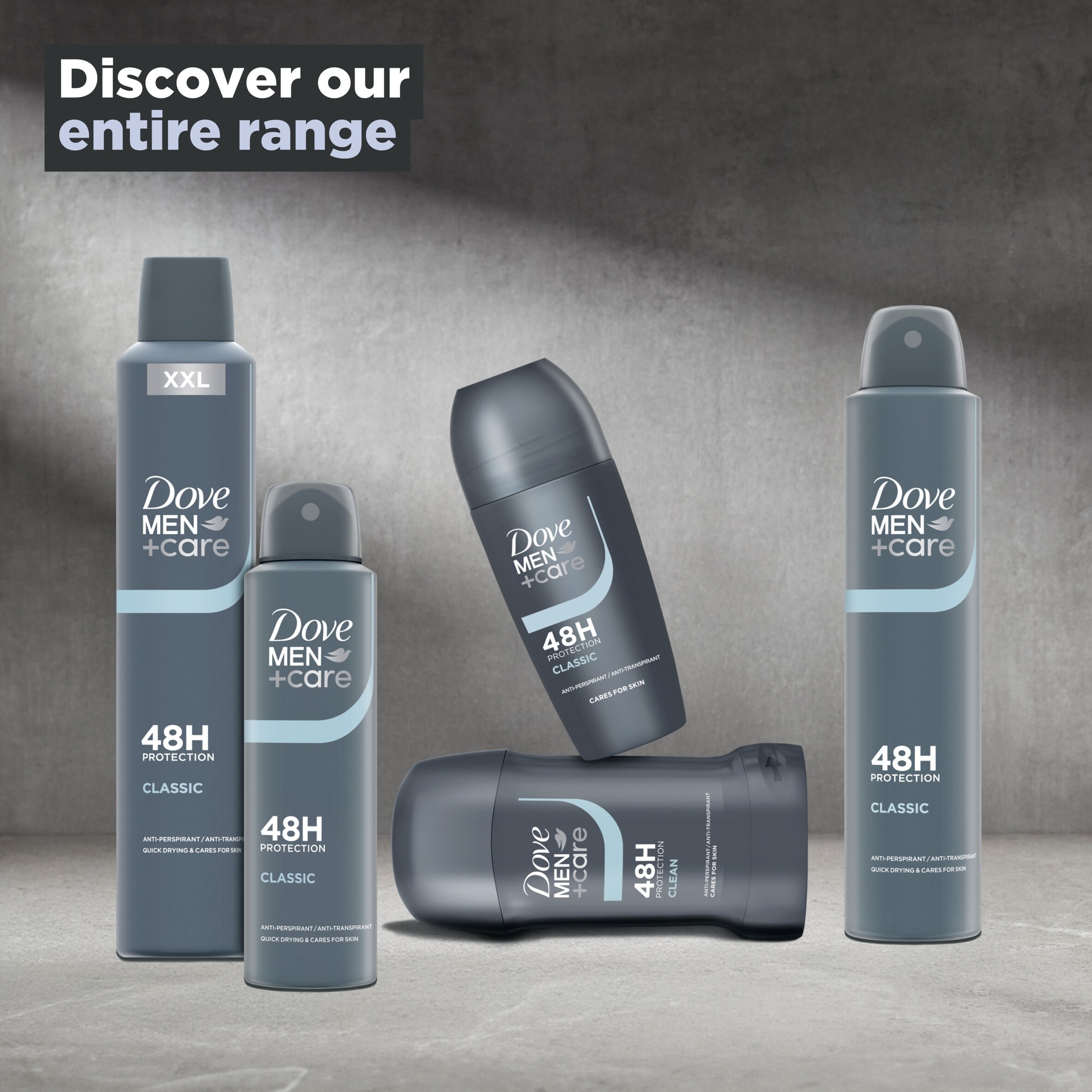 Dove Men+Care 48h Classic Roll On Antiperspirant Deodorant 50ml thumbnail 5