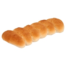 Tesco White Finger Rolls 6 Pack thumbnail 3
