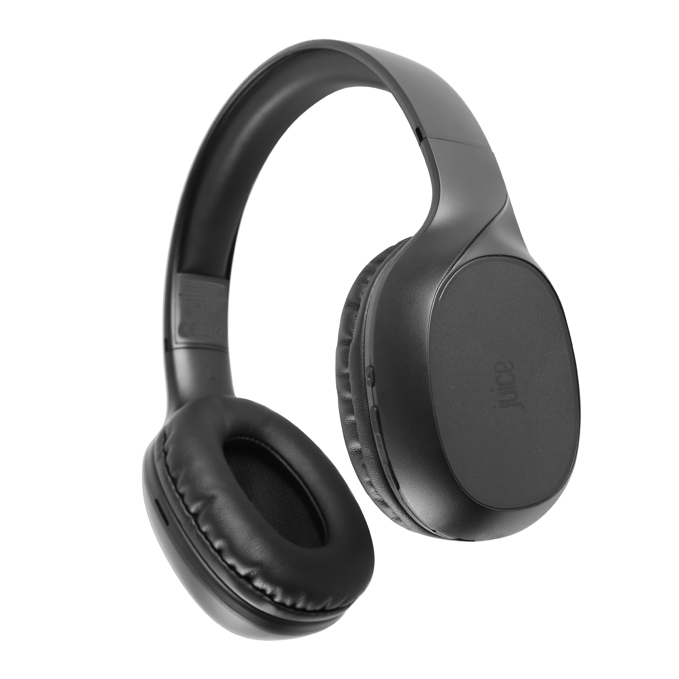 Juice Wired On Ear Headphones Black thumbnail 2