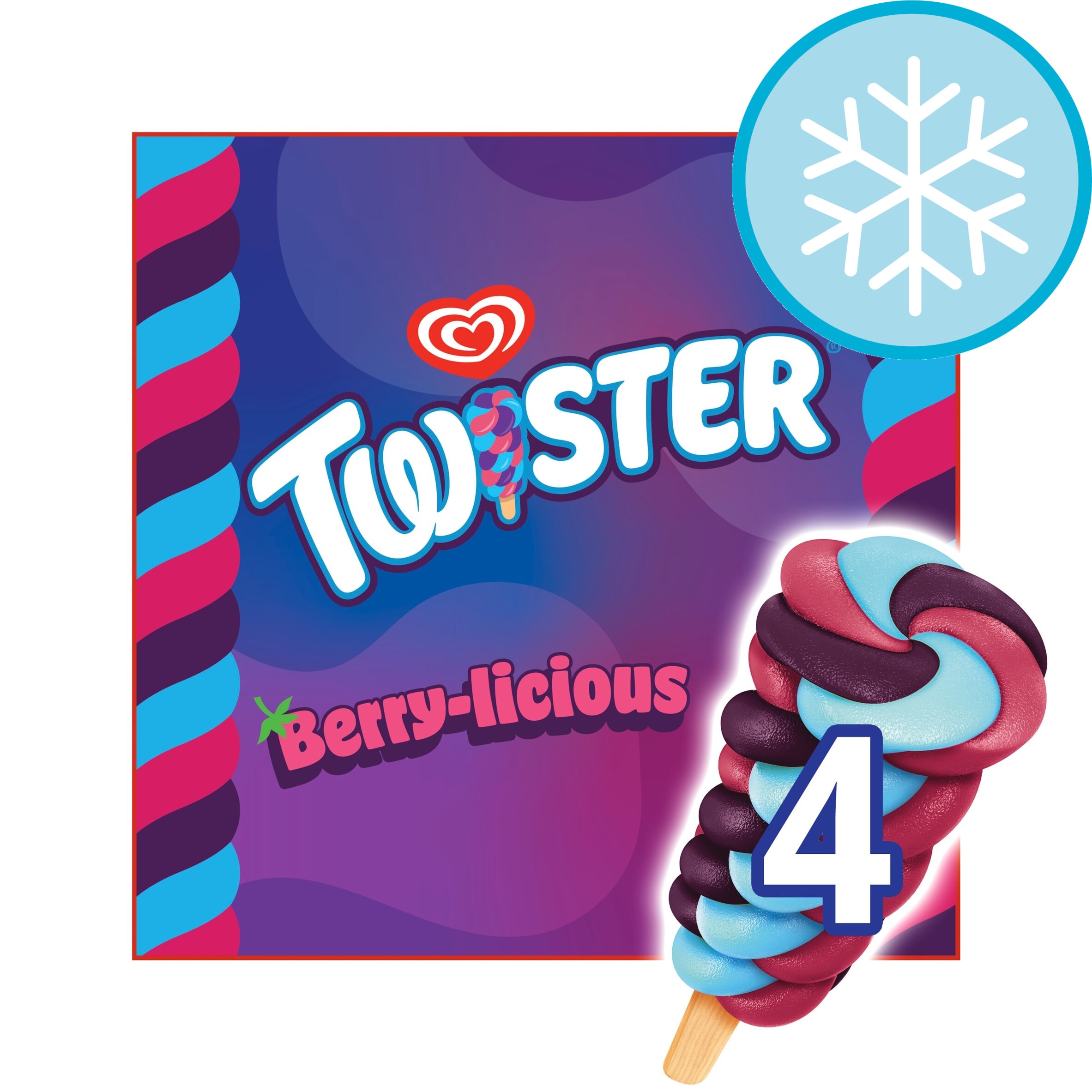 Twister Berry-licious Ice Lollies