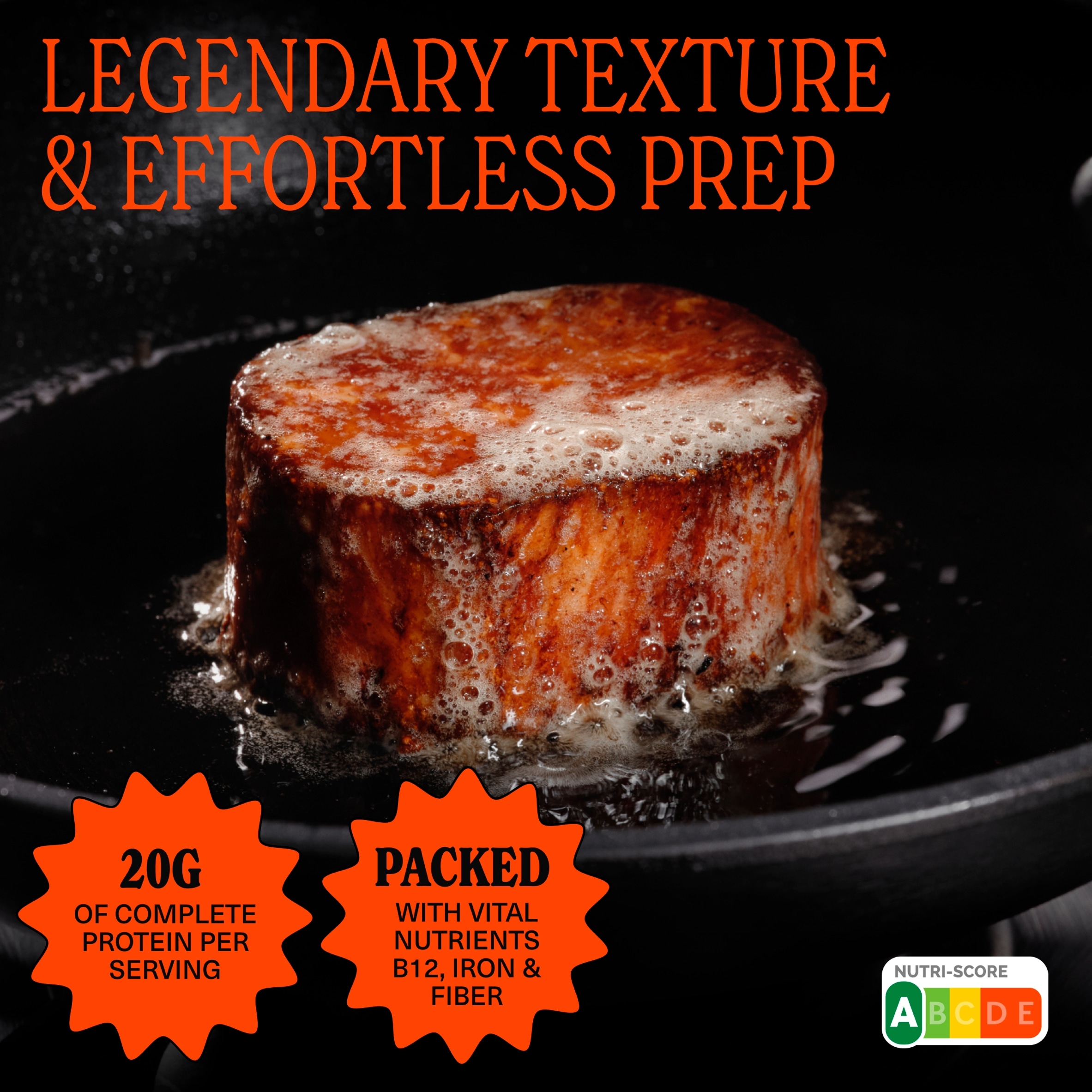 Juicy Marbles 2 Thick-Cut Fillet Plant Based Steaks 226g thumbnail 3