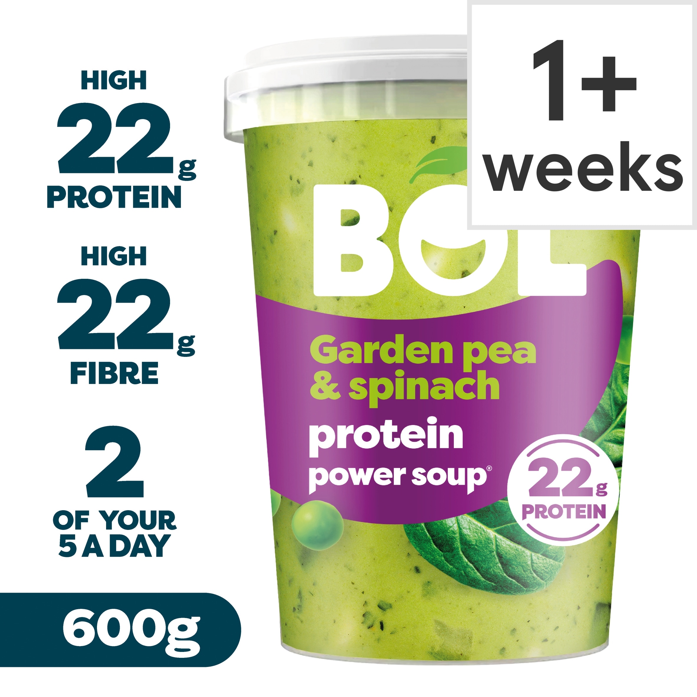 BOL Garden Pea & Spinach Power Soup