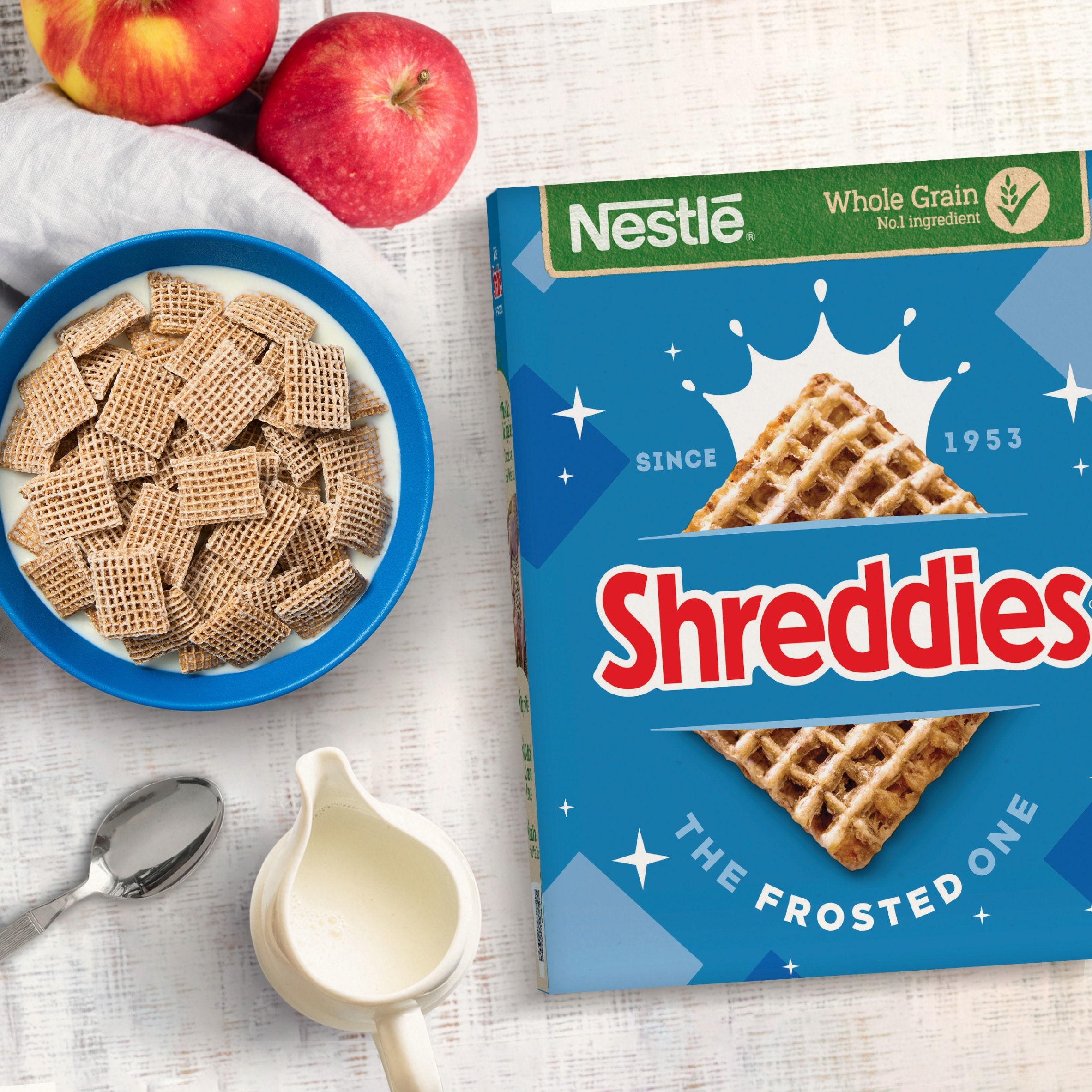 Nestlé Shreddies Frosted Malted Wheats Breakfast Cereal 600g thumbnail 3