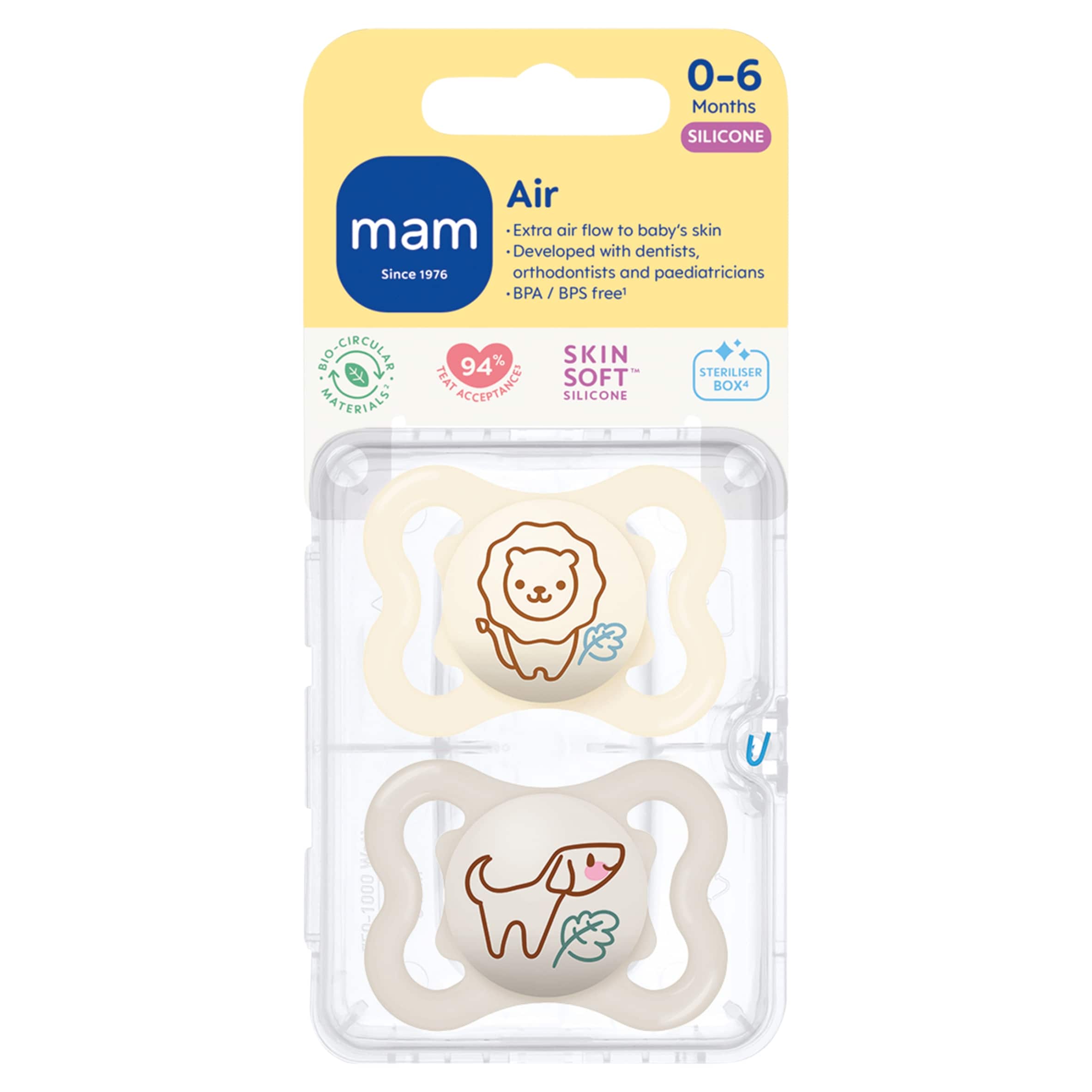 MAM Air 0-6M 2Pk