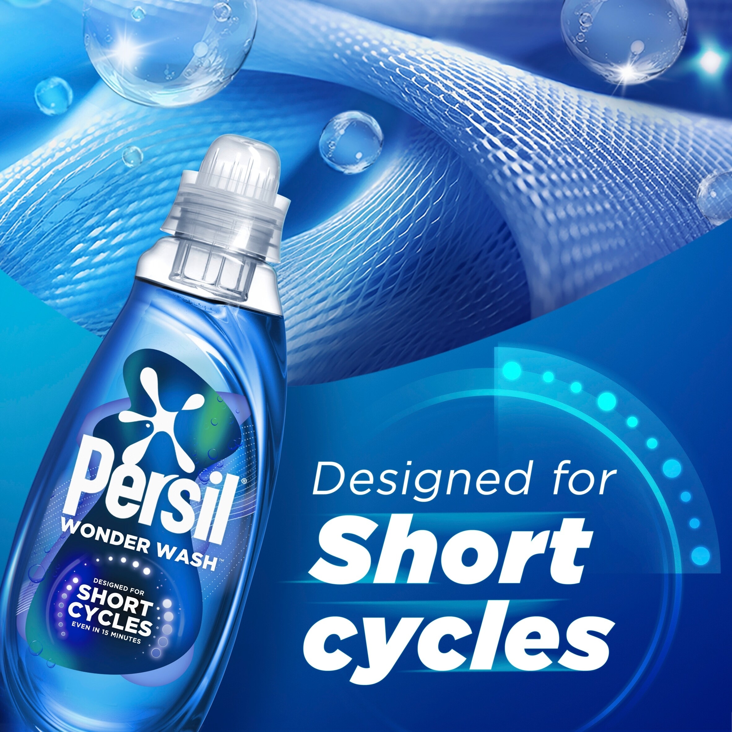 Persil Wonder Wash Odour Defy Laundry Detergent 31 Washes 837ml thumbnail 3