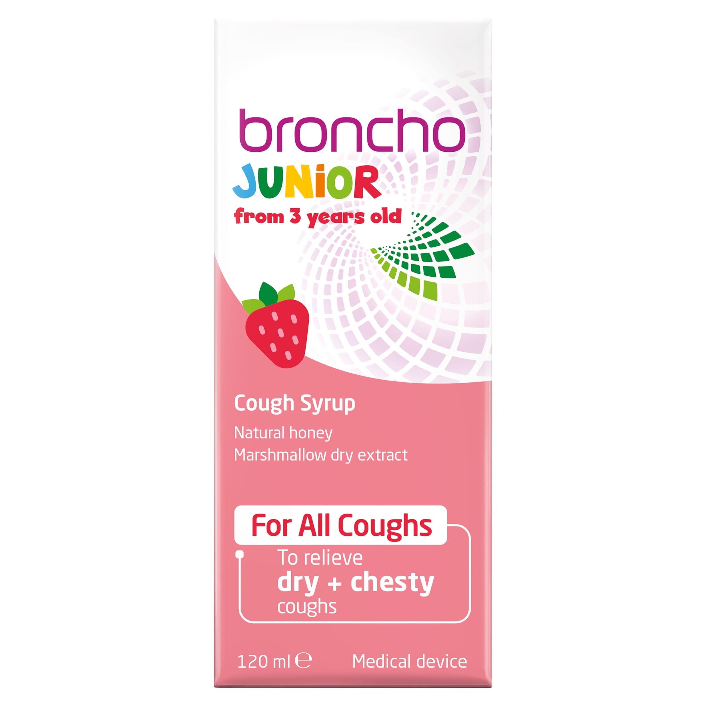 Broncho Junior Cough Syrup From 3 Years Old 120ml