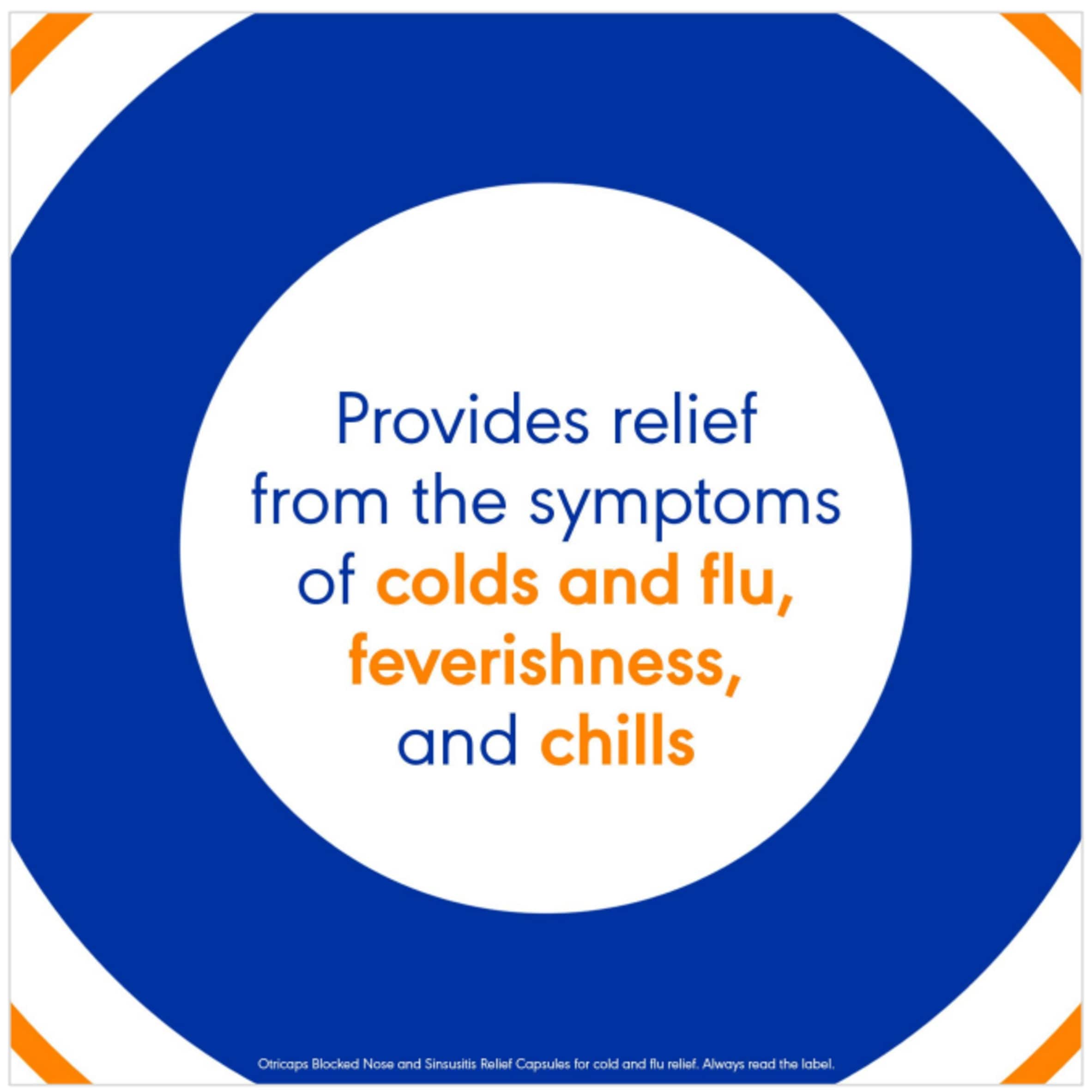 Otricaps Blocked Nose and Sinusitis Relief Capsules 16s thumbnail 3