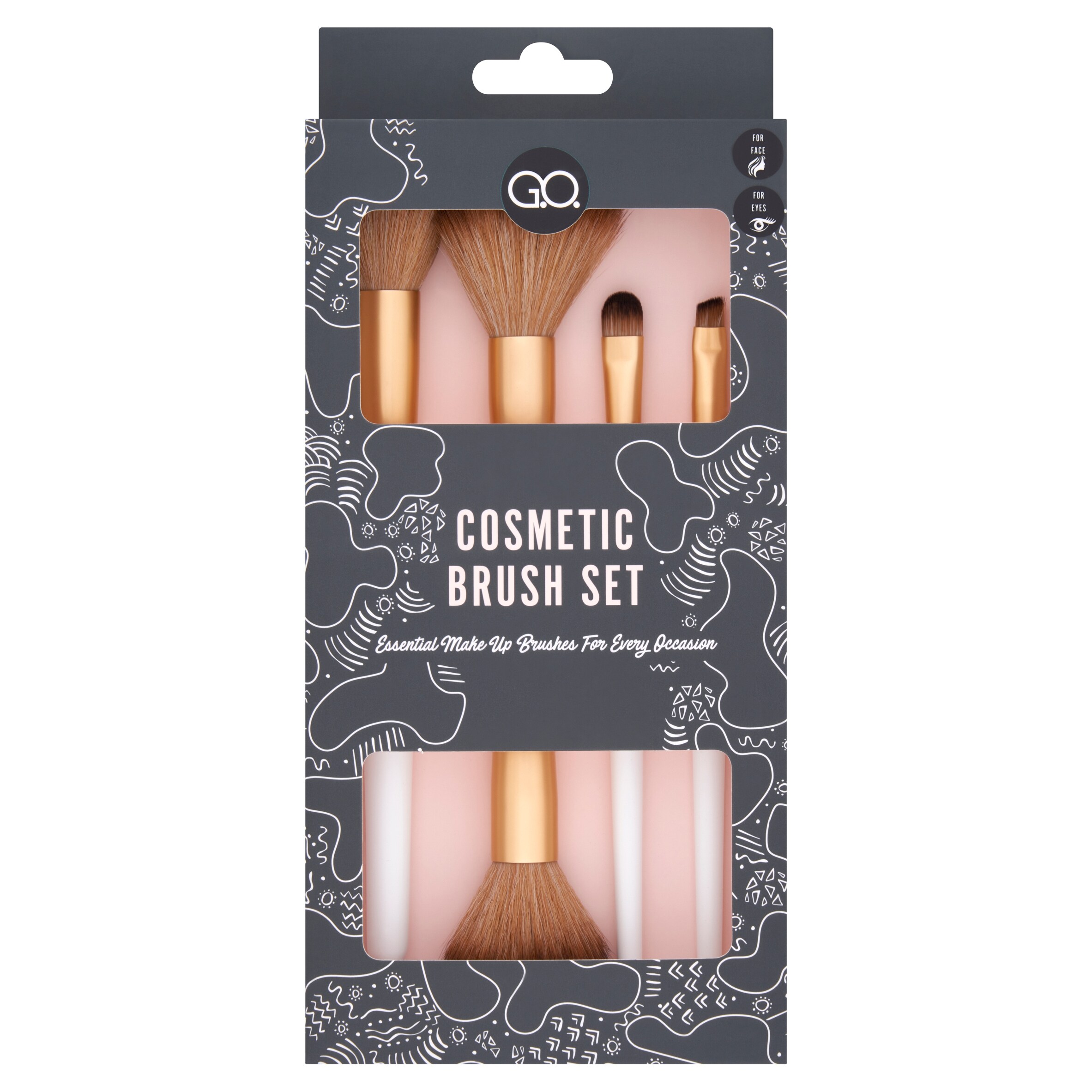 G.O. Cosmetic Brush Set 4 Pack