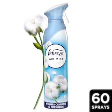 Febreze Air Mist Air Freshener Spray - Cotton Fresh 185ml