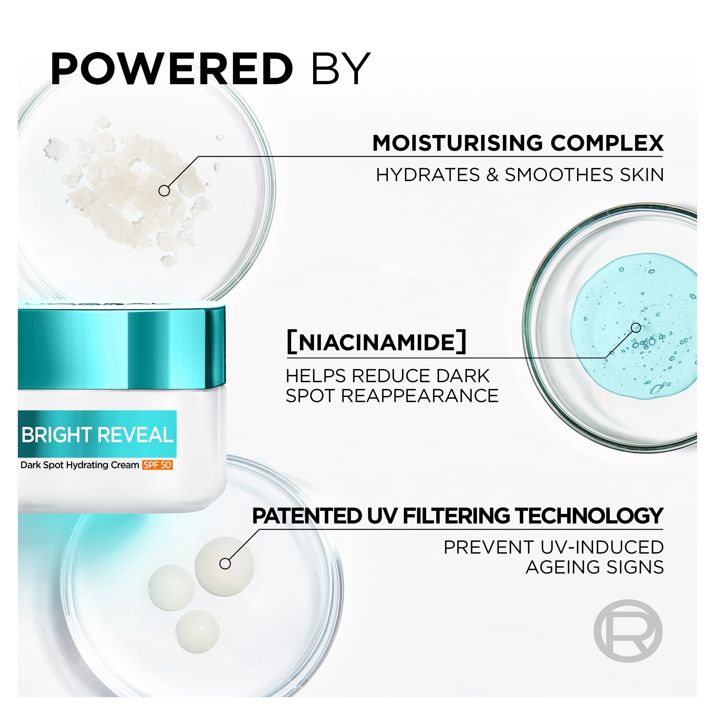 L'Oreal Paris Bright Reveal Dark Spot Hydrating Cream SPF50 50ML thumbnail 3