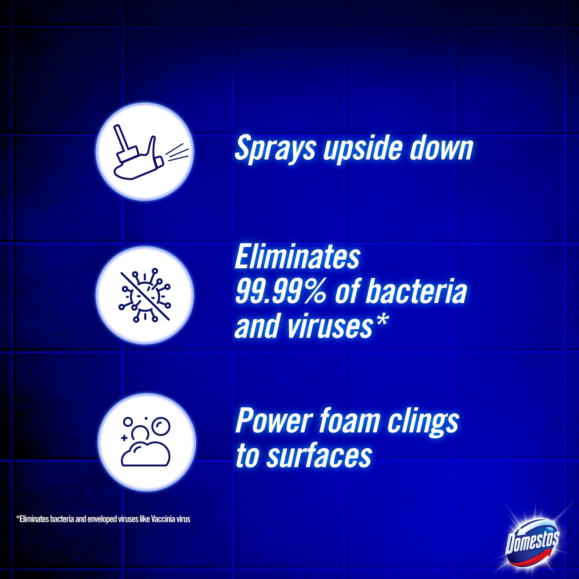 Domestos Power Foam Toilet and Bathroom Limescale Remover 450ml​ thumbnail 4