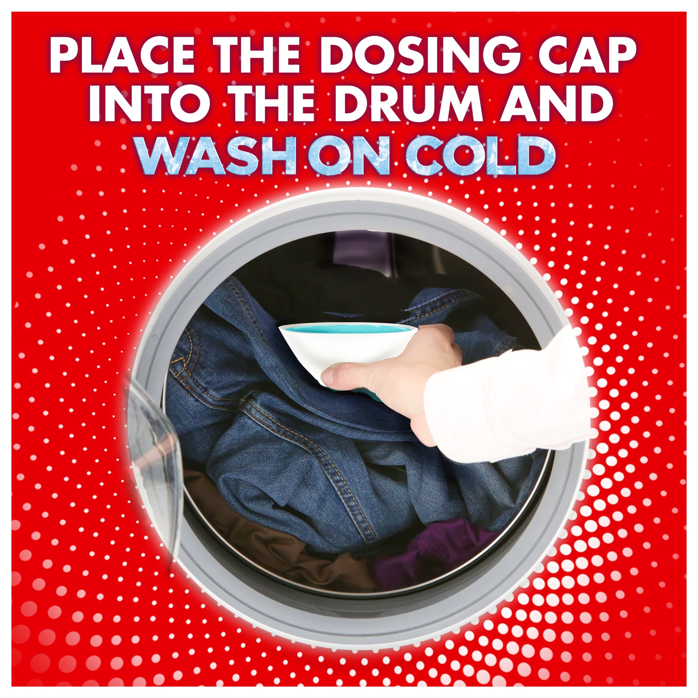 Daz Washing Liquid Gel Whites & Colours 25 washes 875ml thumbnail 2