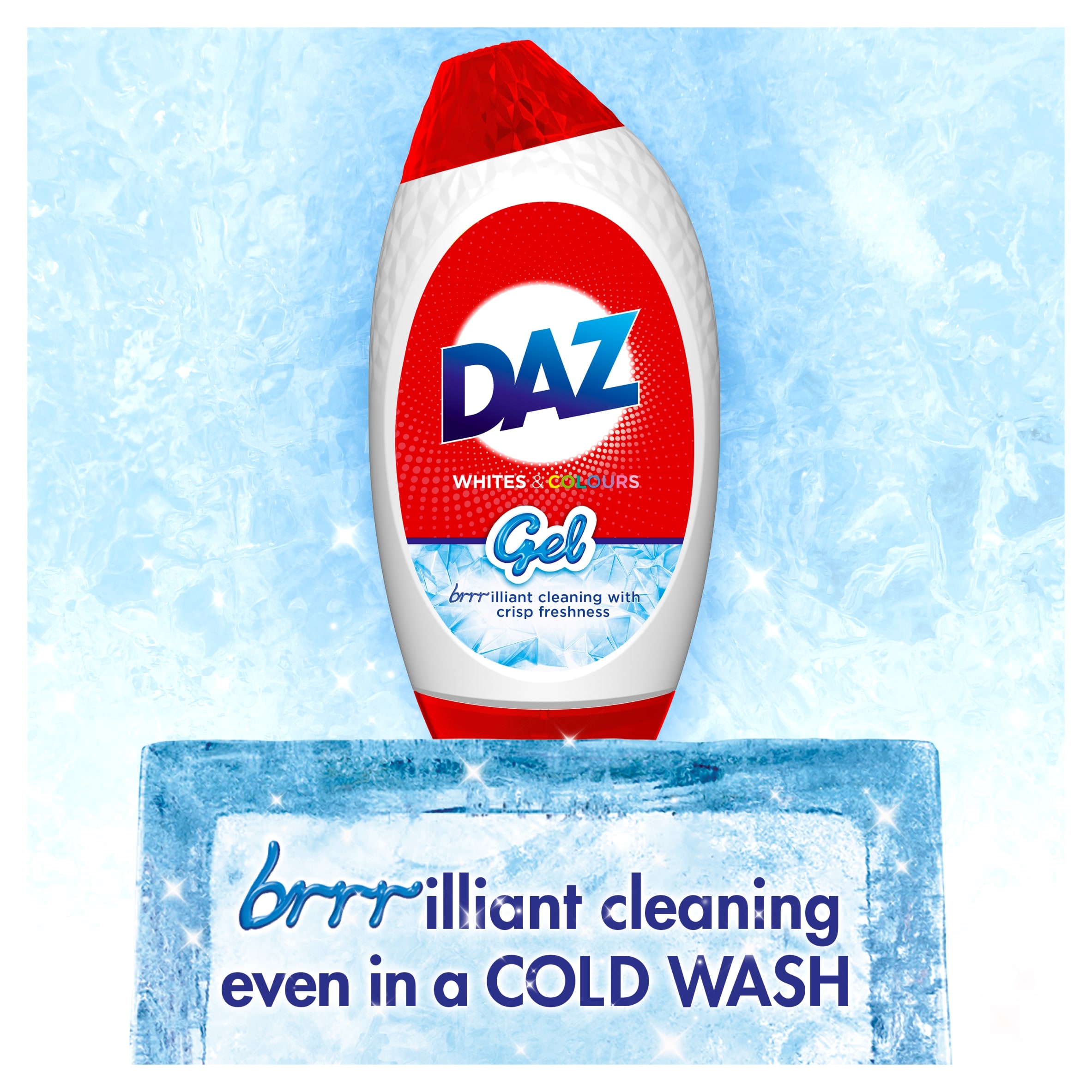 Daz Washing Liquid Gel Whites & Colours 25 washes 875ml thumbnail 3