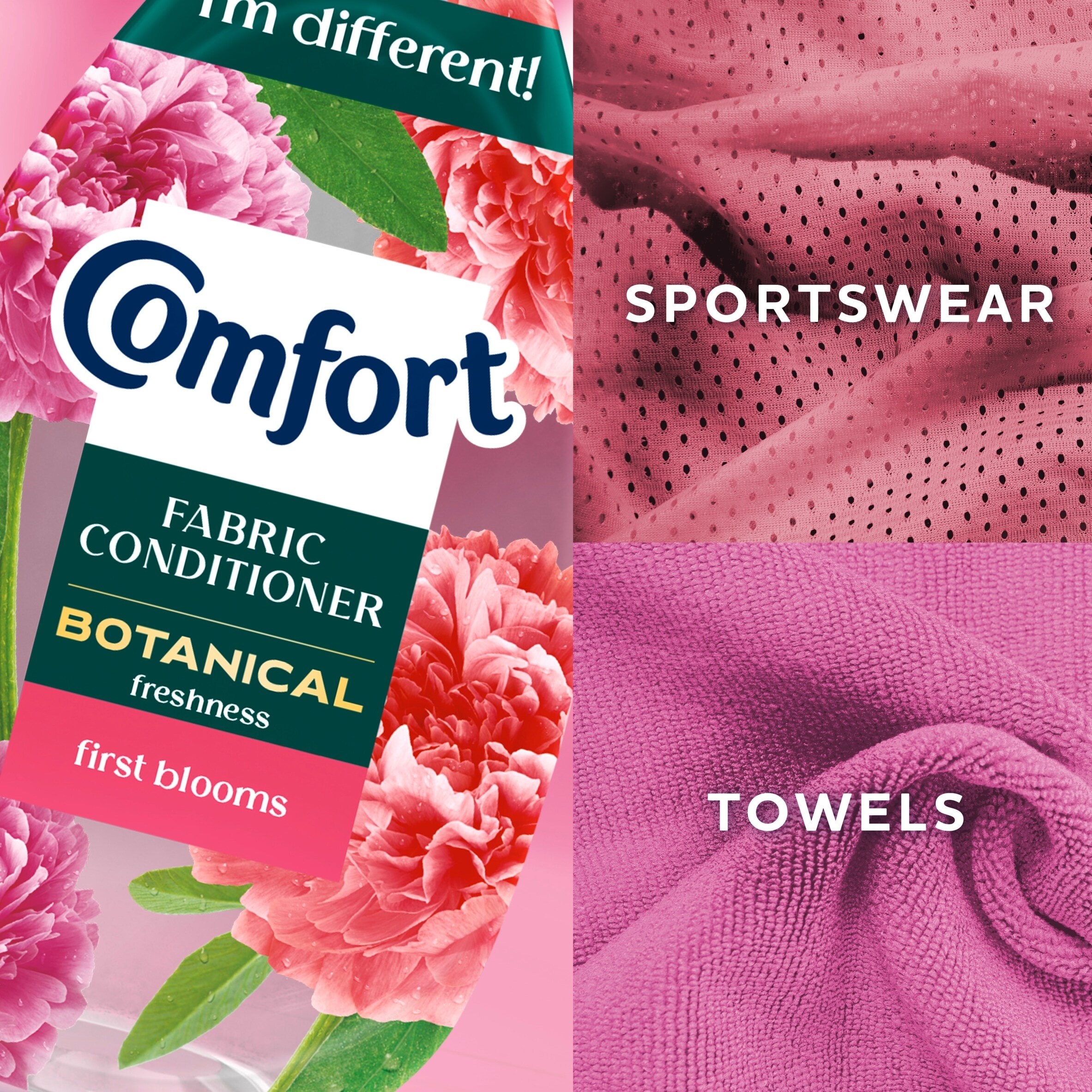 Comfort Botanical First Blooms Fabric Conditioner 64 Wash 960ml thumbnail 5