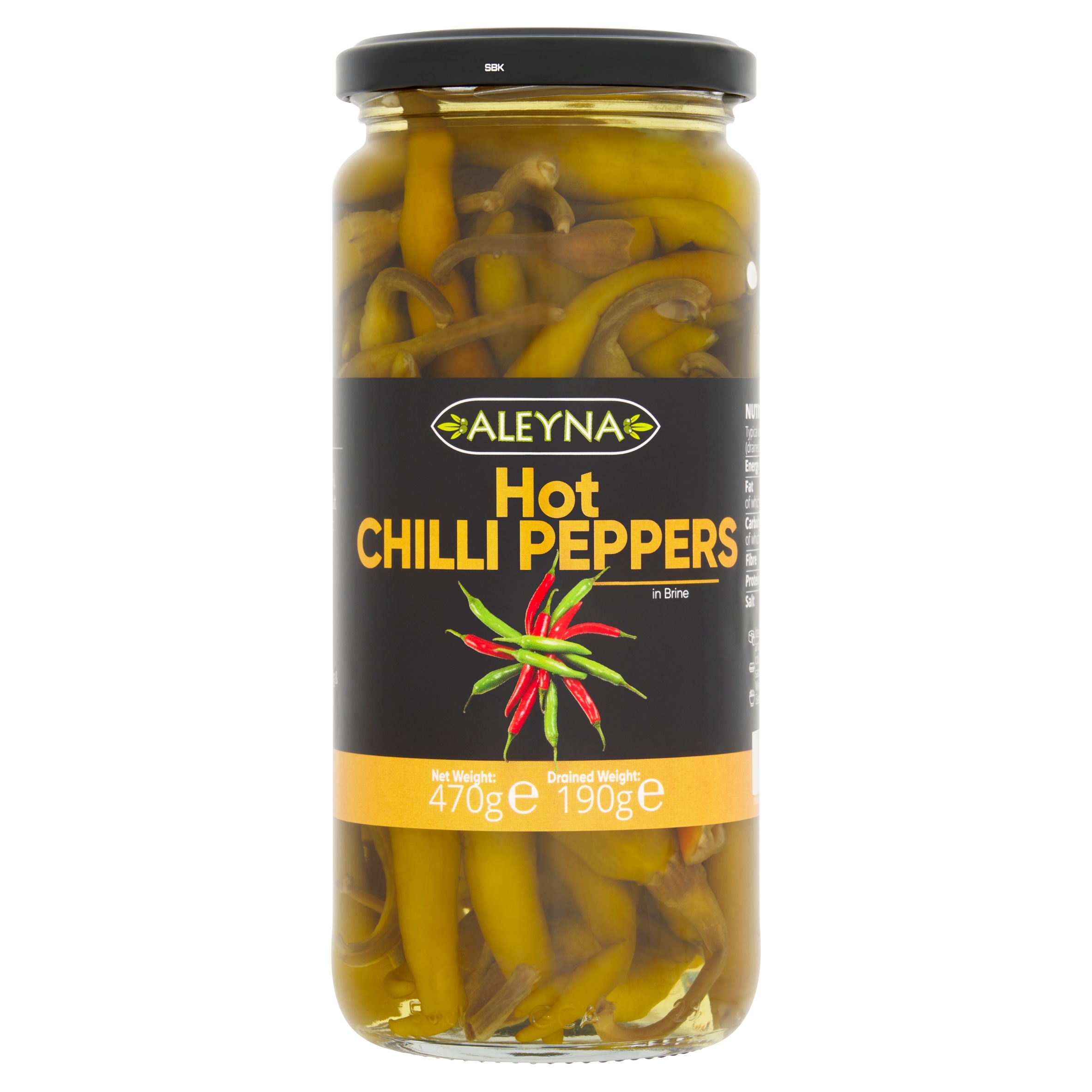 Aleyna Hot Chilli Peppers 470g