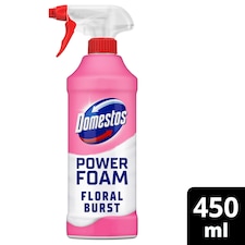 Domestos Power Foam Toilet and Bathroom Floral Burst 450ml