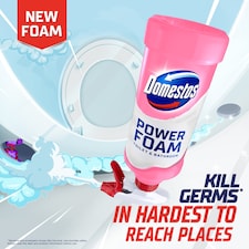 Domestos Power Foam Toilet and Bathroom Floral Burst 450ml​ thumbnail 2