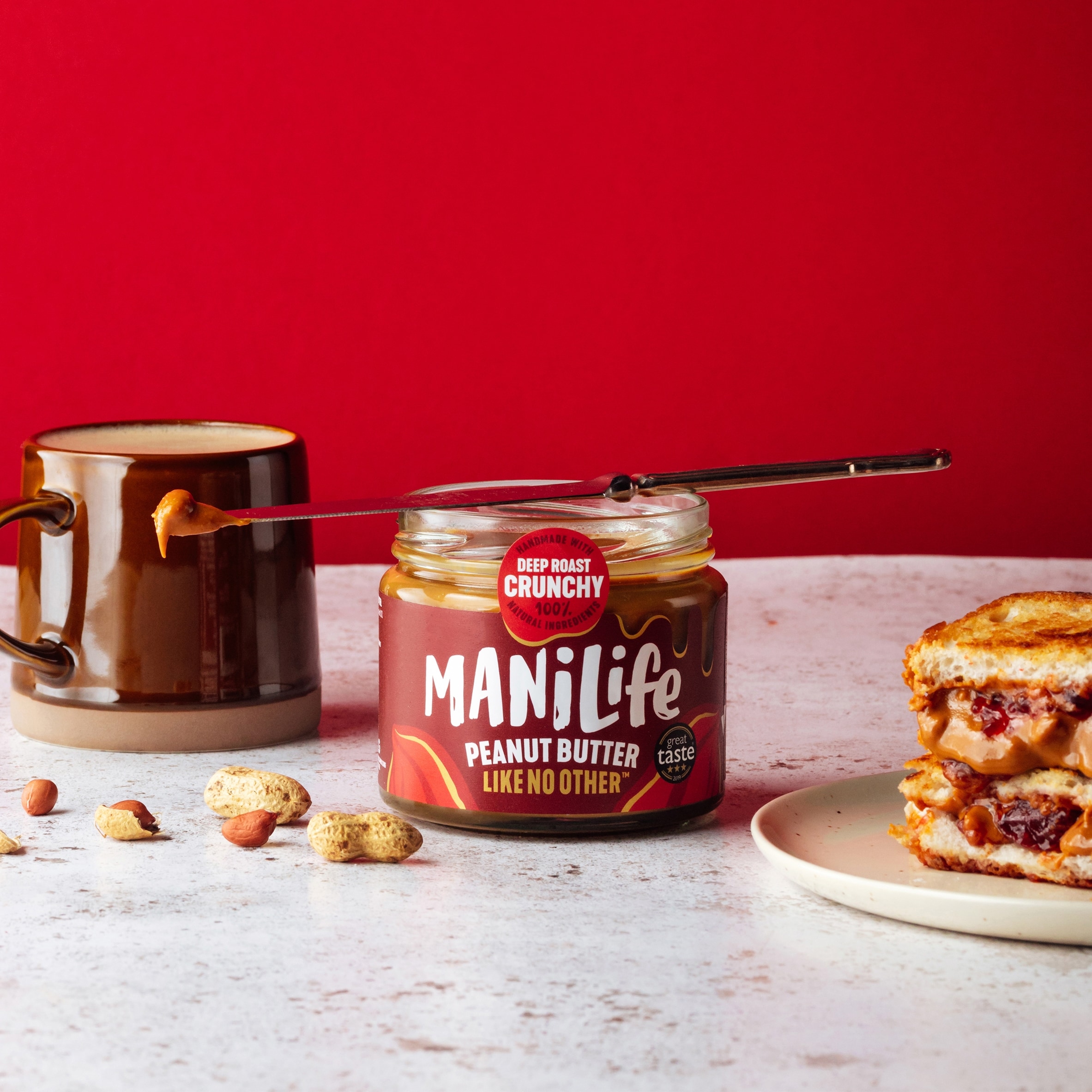 Manilife Deep Roast Crunchy Peanut Butter 275g thumbnail 2