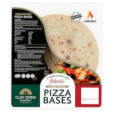 Clay Oven Bakery Artisan Flame Baked Pizza Bases 2 pack