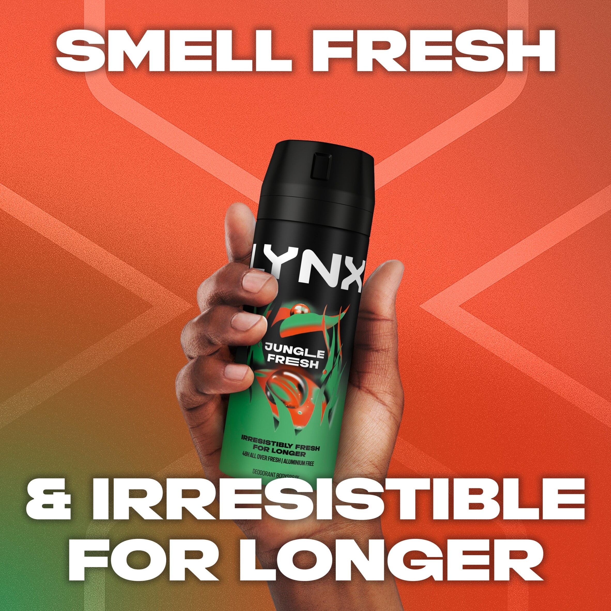 Lynx Jungle Fresh 48h Deodorant Bodyspray for Men 150ml thumbnail 2