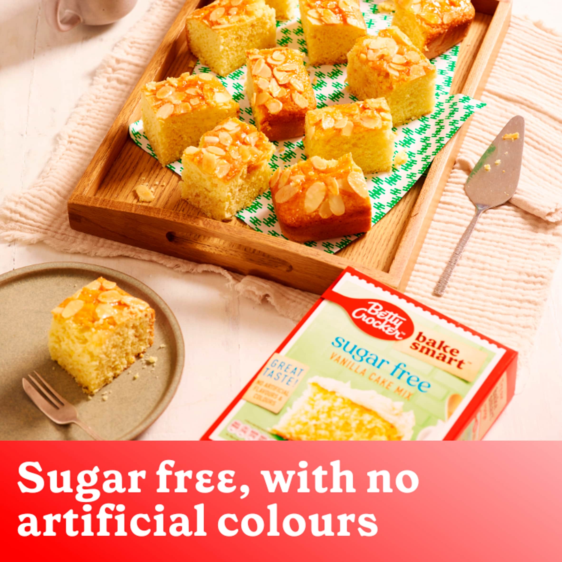 Betty Crocker Bake Smart Sugar Free Vanilla Cake Mix 350g thumbnail 3
