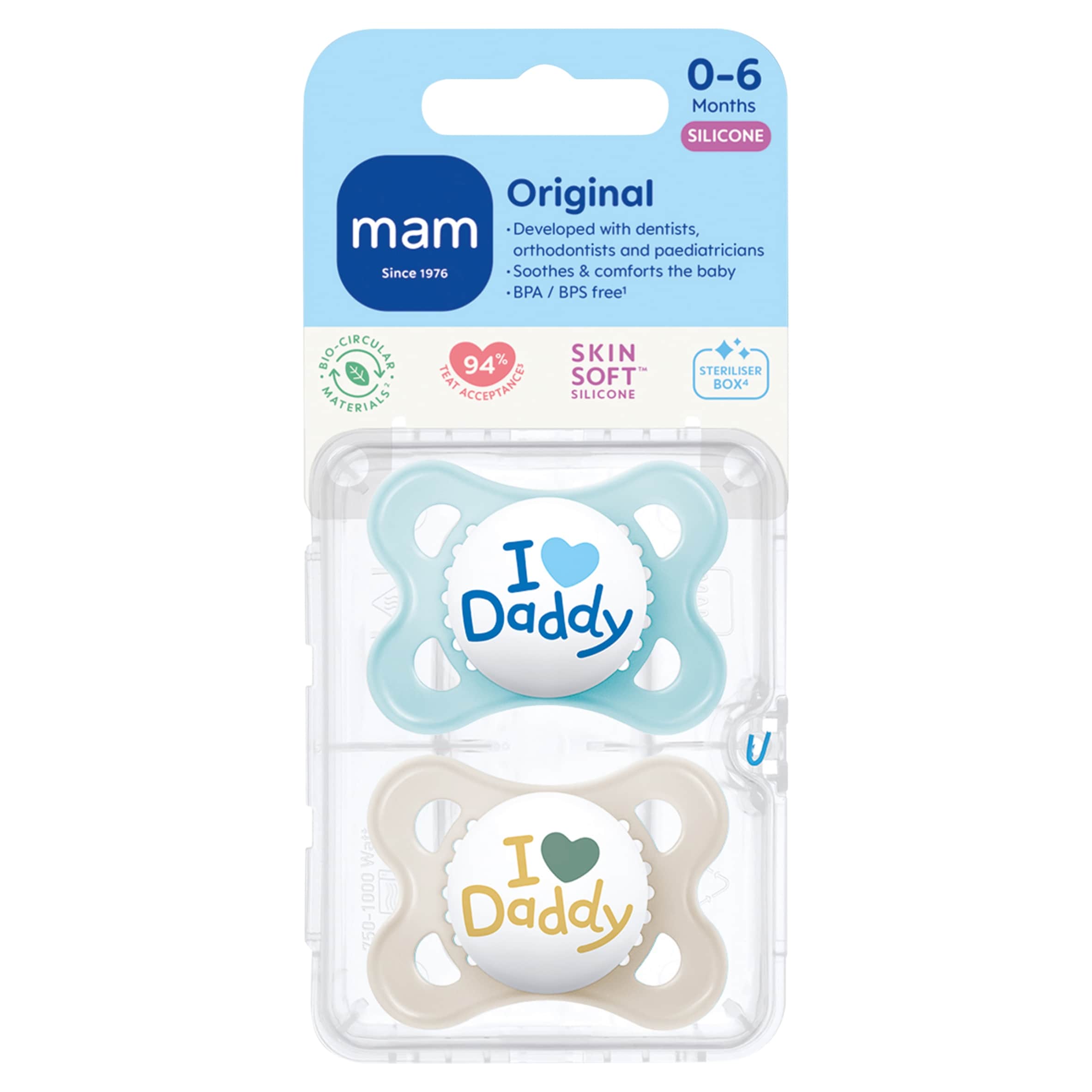 MAM Original Style 0-6m Soother 2PK