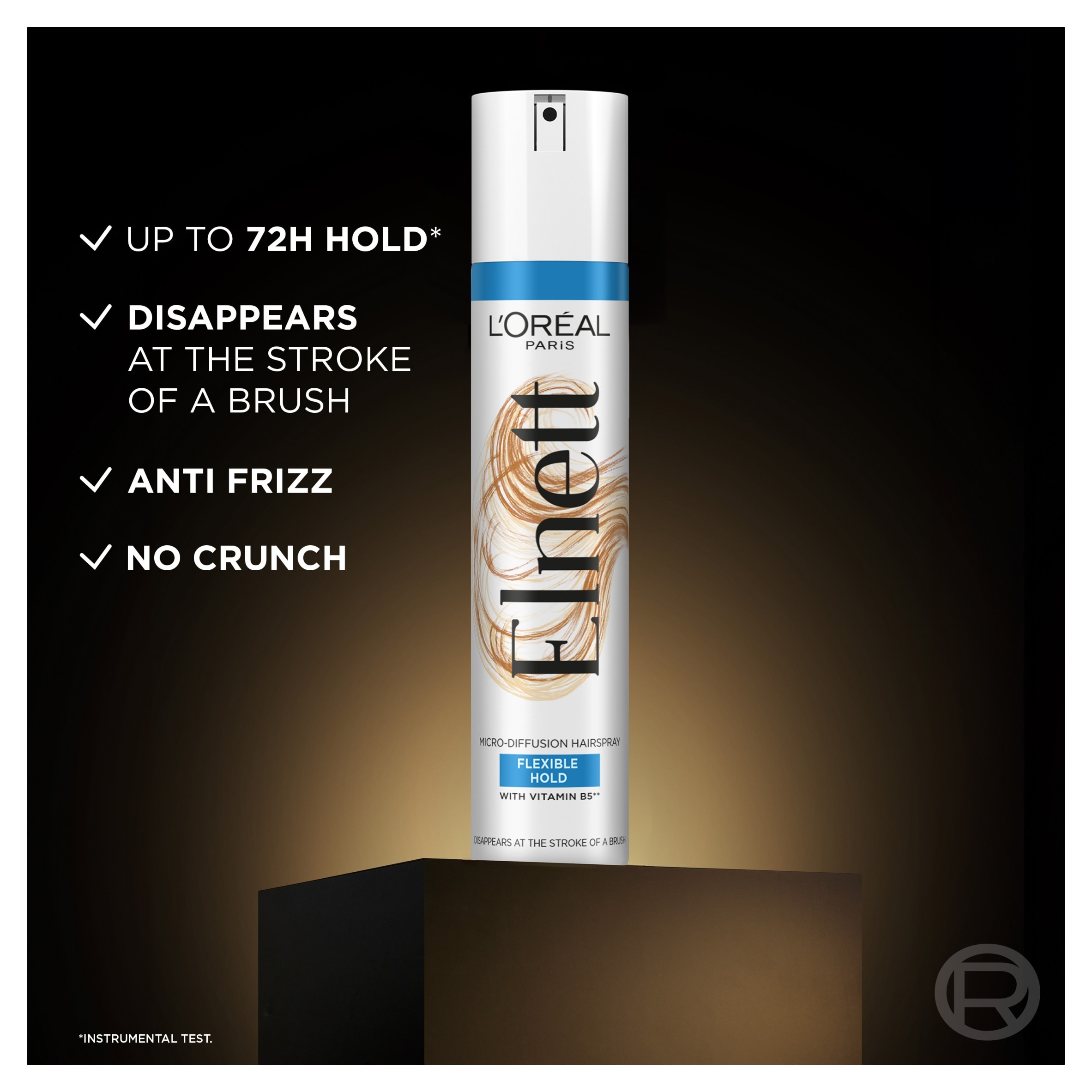 L'Oreal Elnett Flexible Hold Hair Spray 400ml thumbnail 3