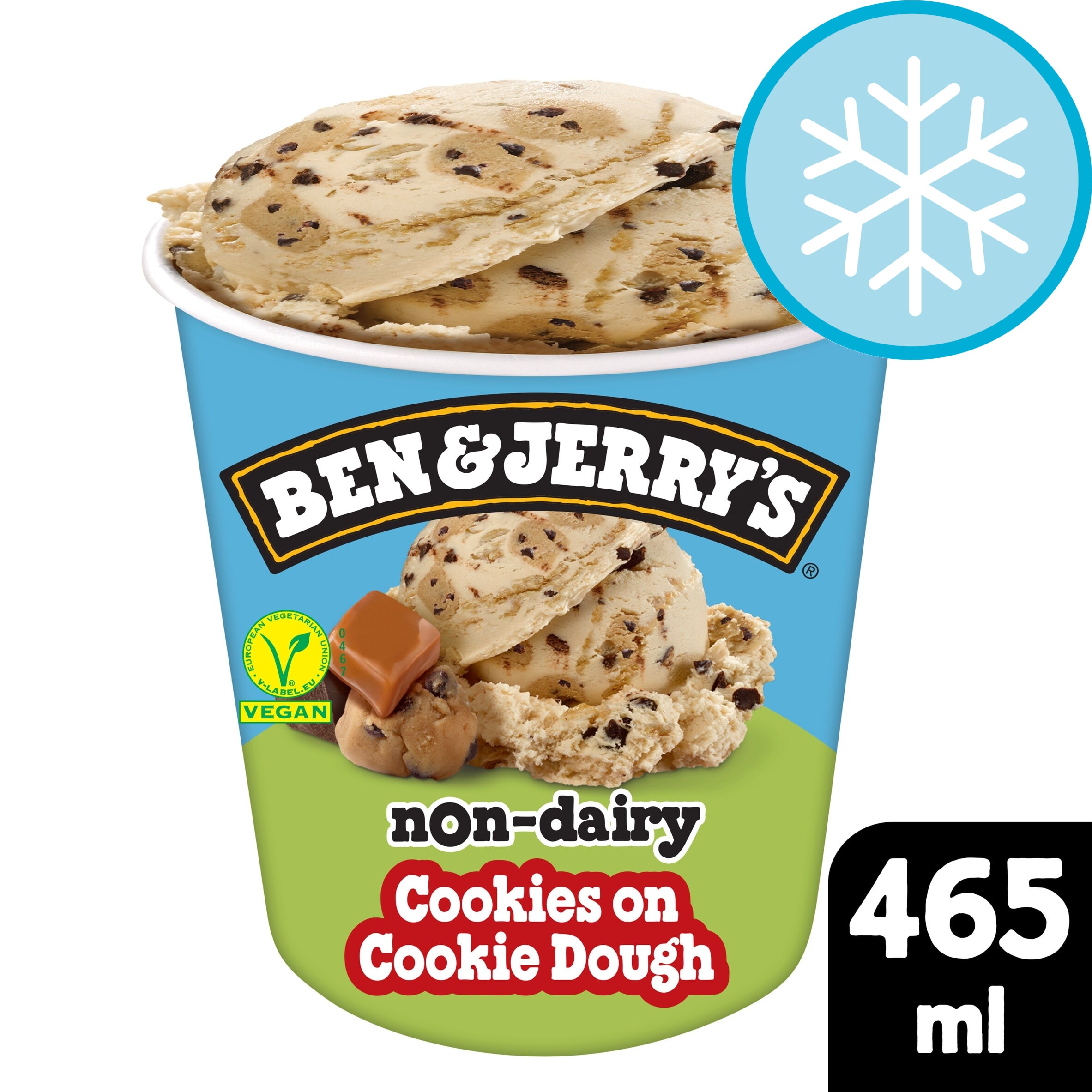 Ben & Jerry's Cookies On Cookie Dough Non Dairy Ice Cream Tub 465ml