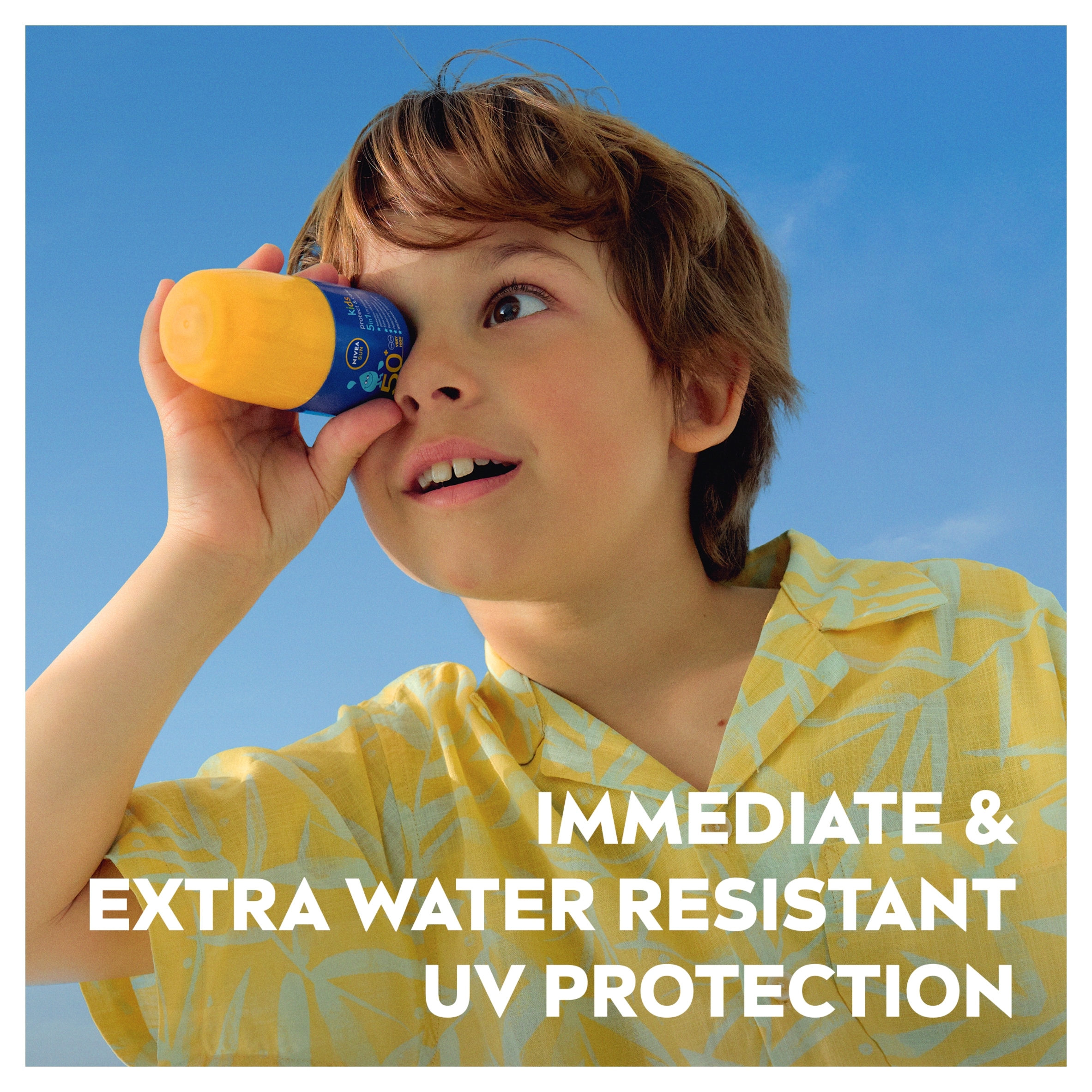 NIVEA SUN Kids Protect & Care Sun Cream Roll-On SPF50+ 50ml thumbnail 2