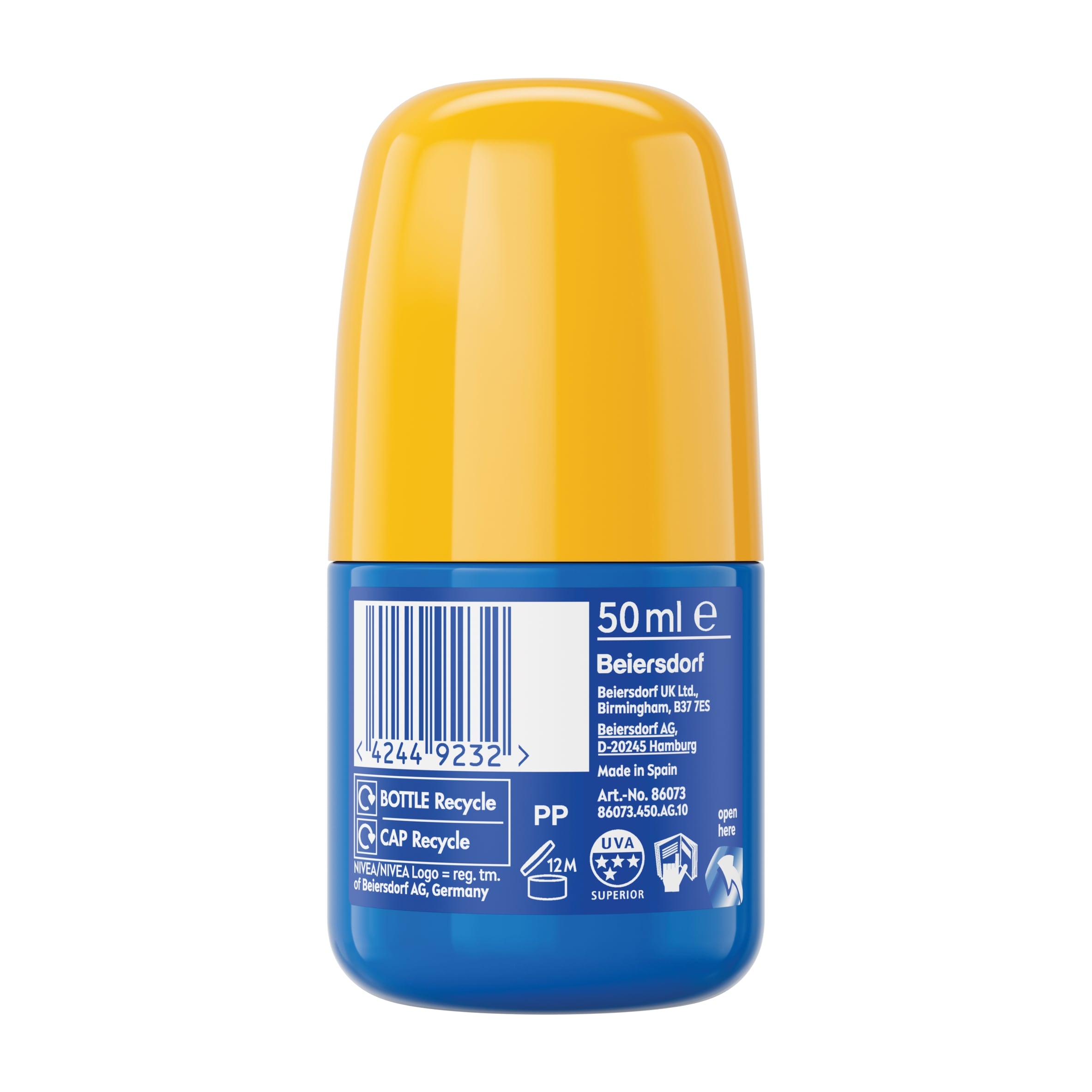 NIVEA SUN Kids Protect & Care Sun Cream Roll-On SPF50+ 50ml thumbnail 3