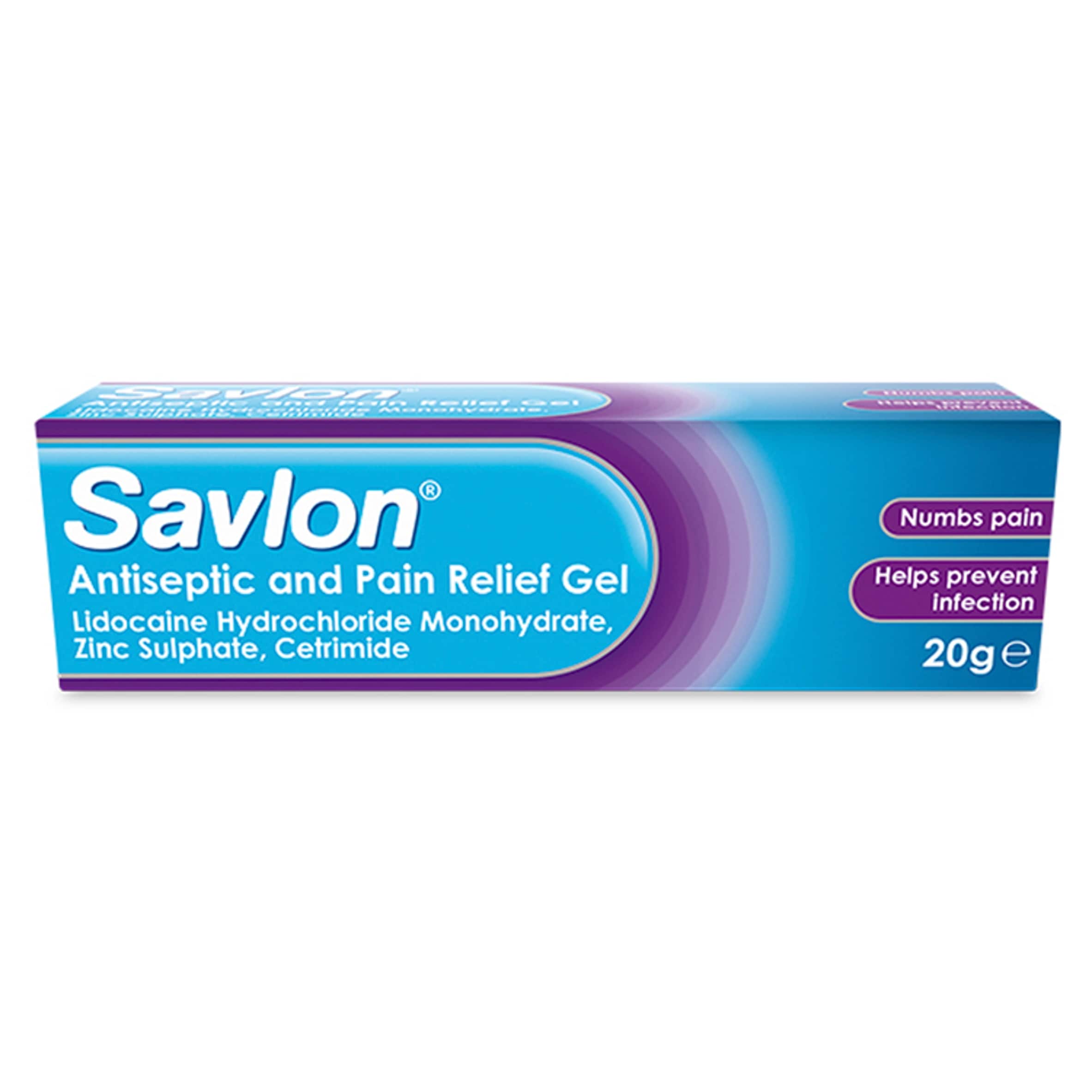 Savlon Antiseptic and Pain Relief Gel 20g